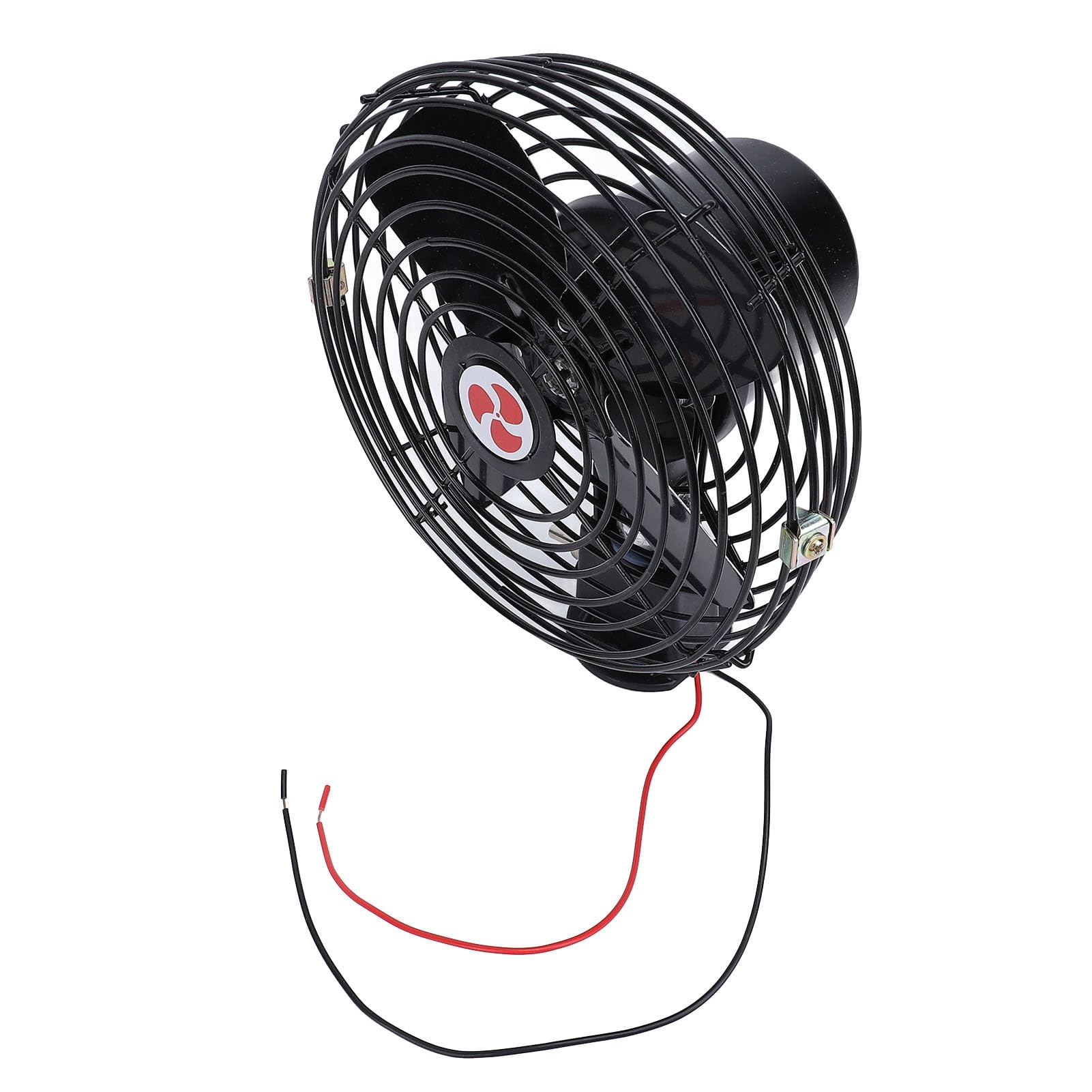 Wakects Ventilador de Refrigeración para RV, Viento Fuerte, Ventilador de Coche de 12 V, Silencioso, Larga Vida útil con Interruptor de 2 Velocidades para SUV para Autobús (8 pulgadas)