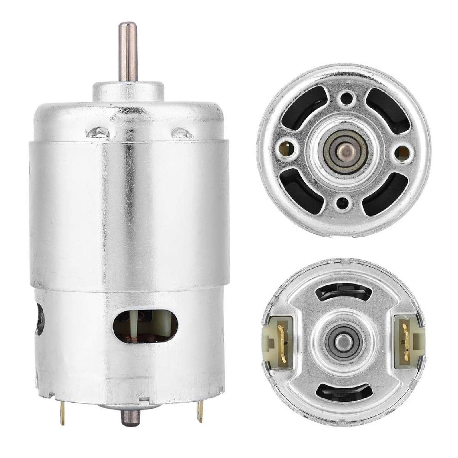 Motore DC, motore in miniatura con doppio cuscinetto a sfera 12V 3000RPM Motore a componenti elettronici ad alta potenza a basso rumore