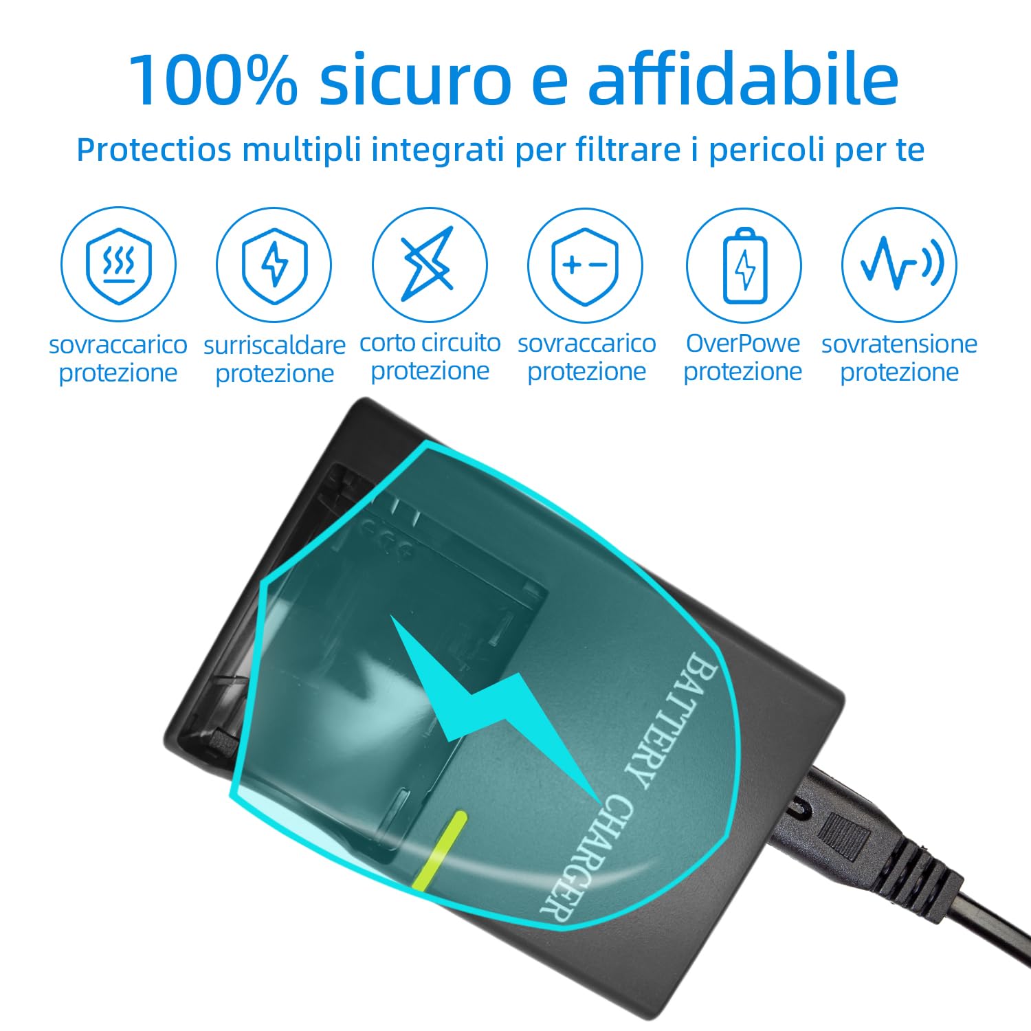 NB-5L CB-2LX - Caricabatteria per batteria Nb-5 l, compatibile con Canon PowerShot S100, S110, SD900 is, SD950 is, SD970 is, SD990 is,SX200 is,SX210 is,SX220 is,SX230 HS Camera