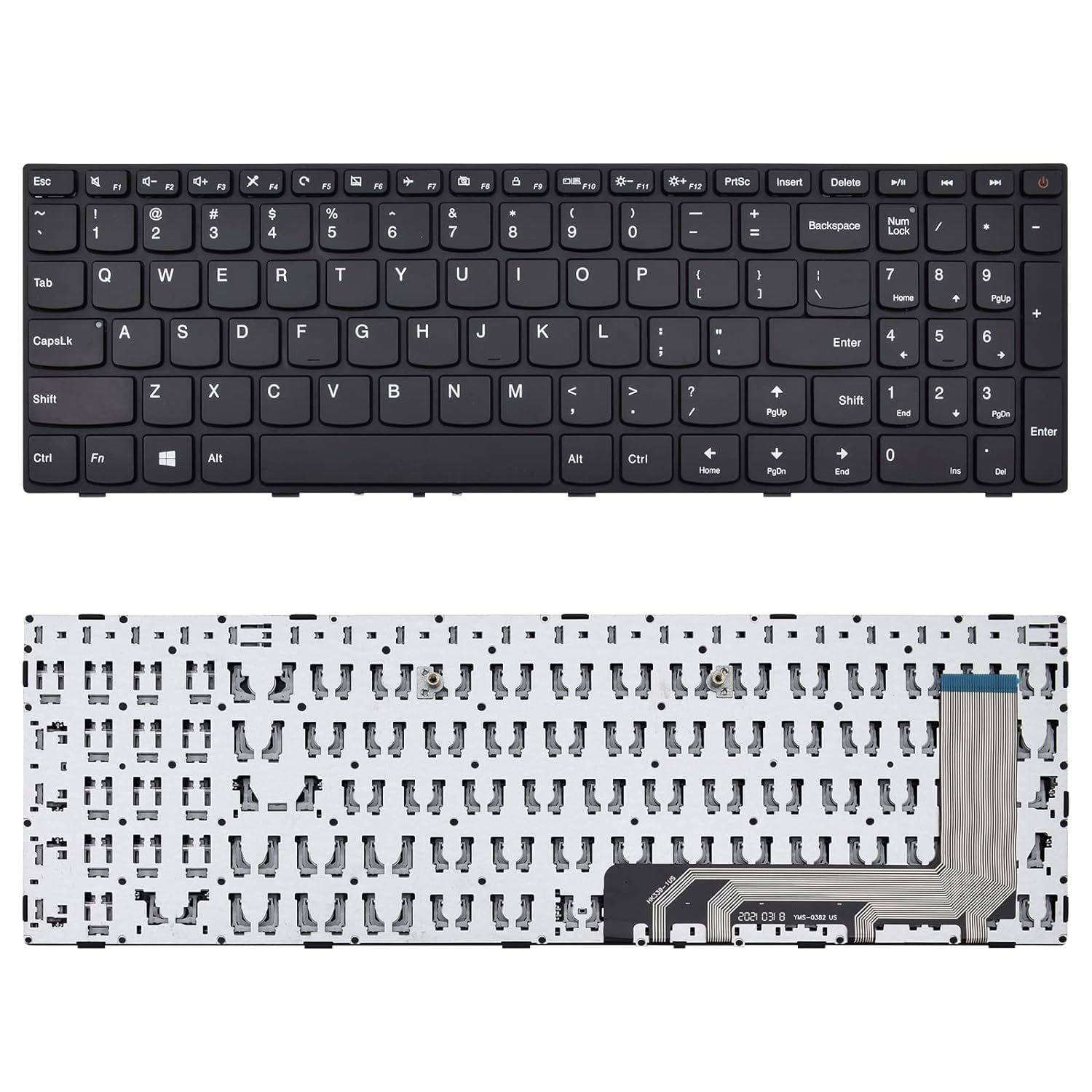 HB PLUS Laptop Keyboard Compatible for Lenovo IdeaPad 110-15ISK/110-15IBK/110-17ACL/110-17IKB/110-17ISK - Premium Replacement Keyboard (B0CVGJNRG9) Amazon Price History, Amazon Price Tracker