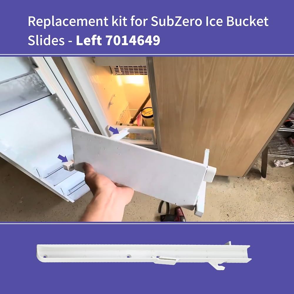 Amazon.com: Replacement kit for Subzero Ice Bucket Slides - Left