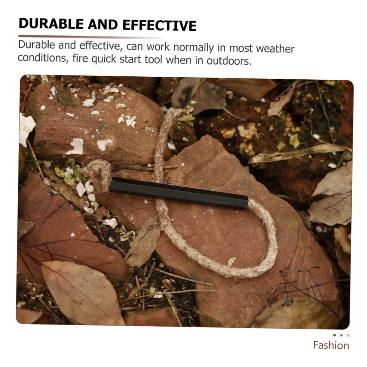 TOYANDONA 3 Sätze Anzündholz Wasserdichter Feuerstarter Wachs Docht Feuerstarter Outdoor-dochtseil Im Freien Beginnend Outdoor-campingseile Kabel Hanfseil Black 6 Stück * 3