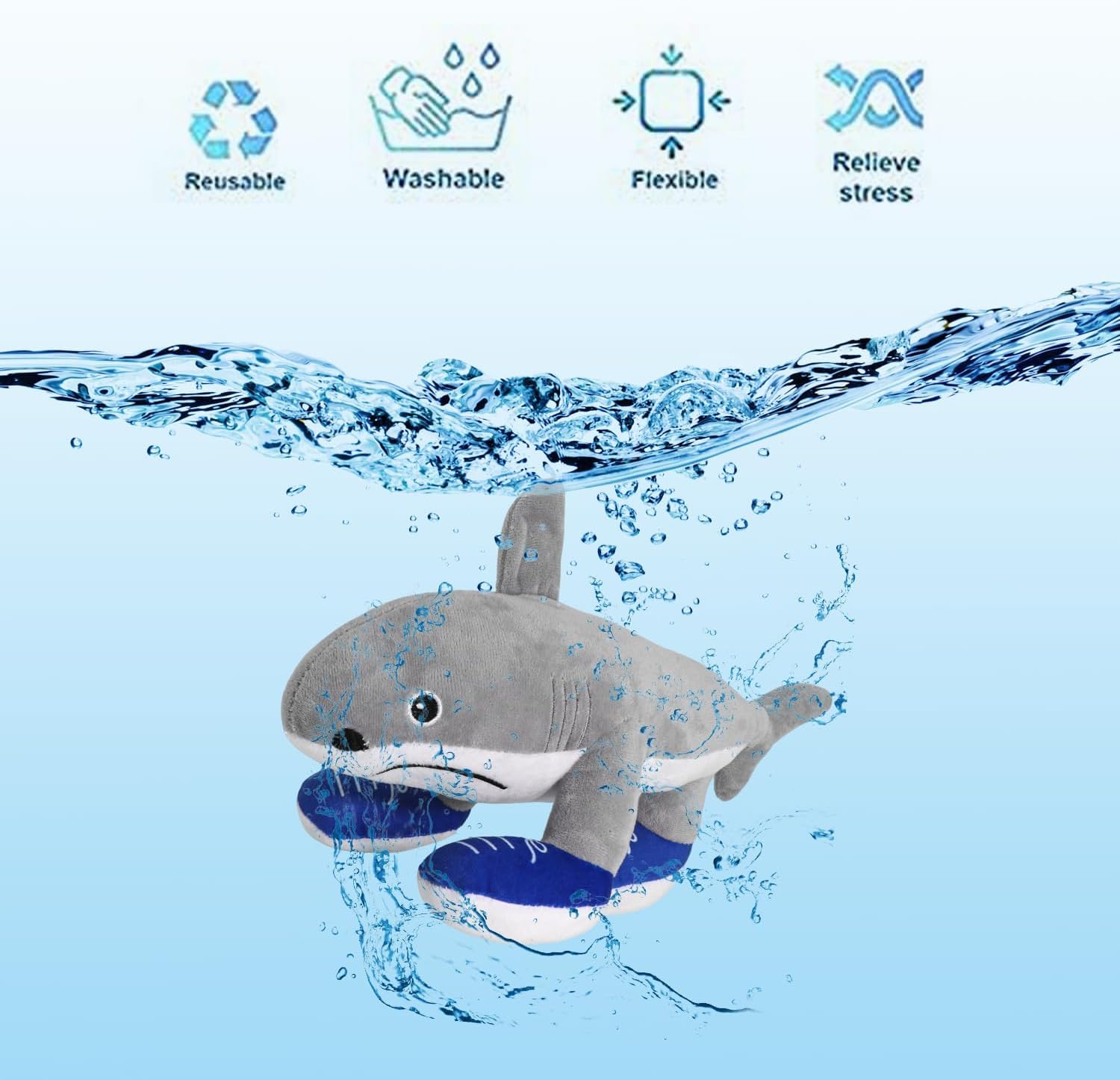 SOMUSICTY Italian Bainrot Plush Tralalero Tralala Brainrot Plushies Toy 14in Adorable Tralalero Tralala Plush Toys Italian Shark Brainrot Teddy Stuffed Toys Gifts for Boys Girls Kids Age 6+ - Image 4