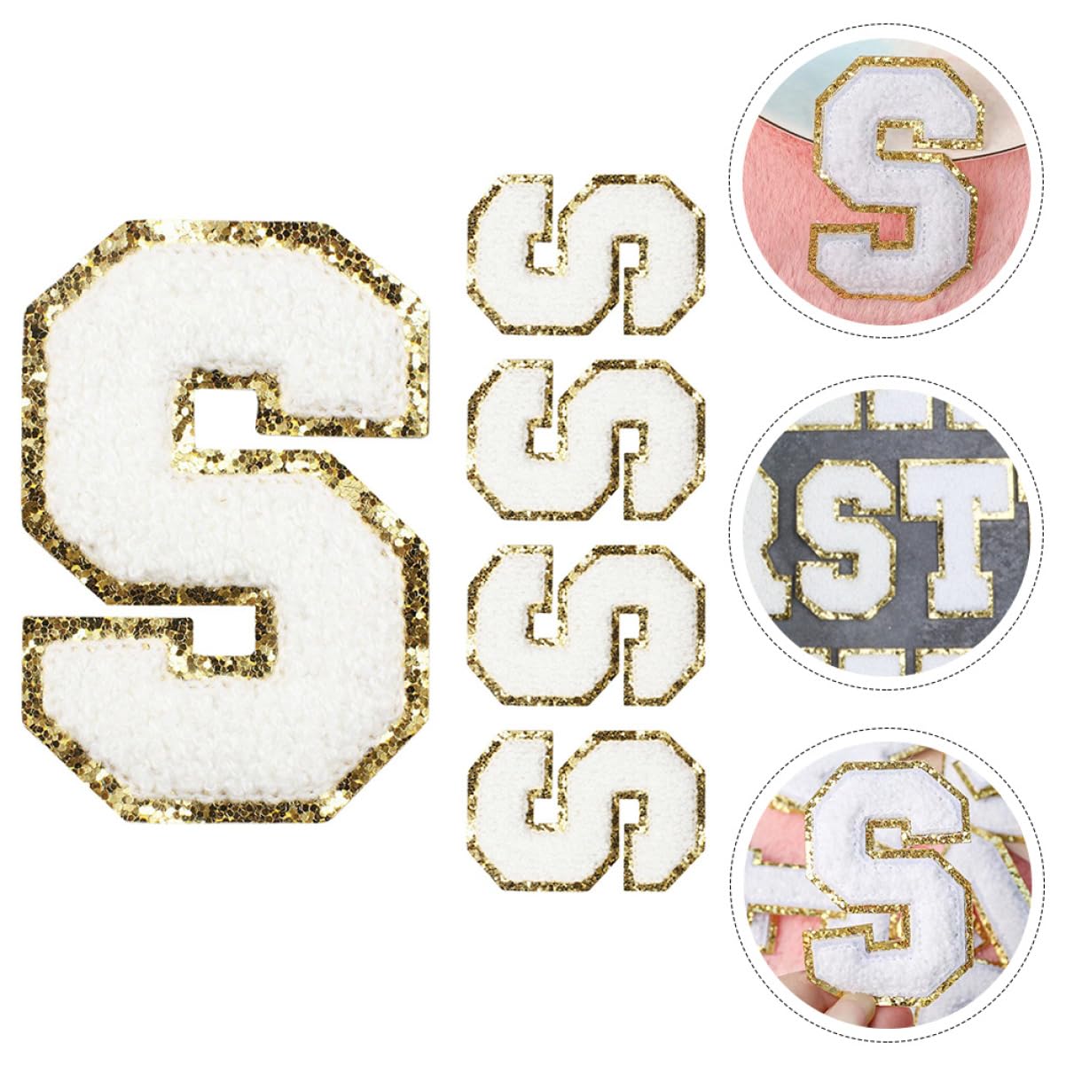 ARTIBETTER 5 Set Toppe Ricamate Per Abbigliamento Da Pz Patches Termoadesivi Per Decorazione E Riparazione Shirt Pantaloni E Accessori 5 Pezzi*5