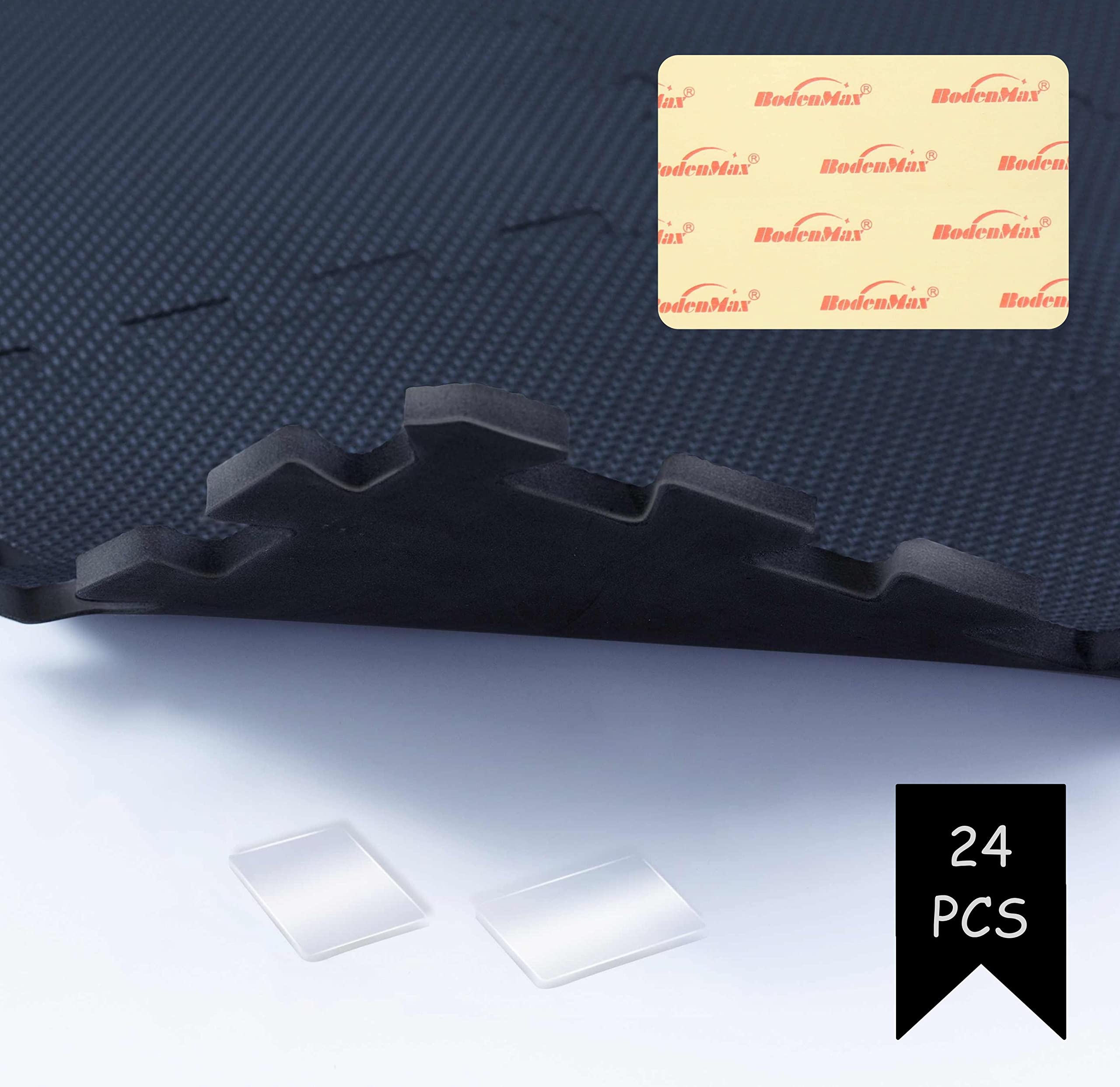 12 Stück Doppelseitige Rutschfeste Teppich-Pads – Wiederverwendbare Klebepads Für Hartholz & Fliesen (25x130 Mm, Schwarz)