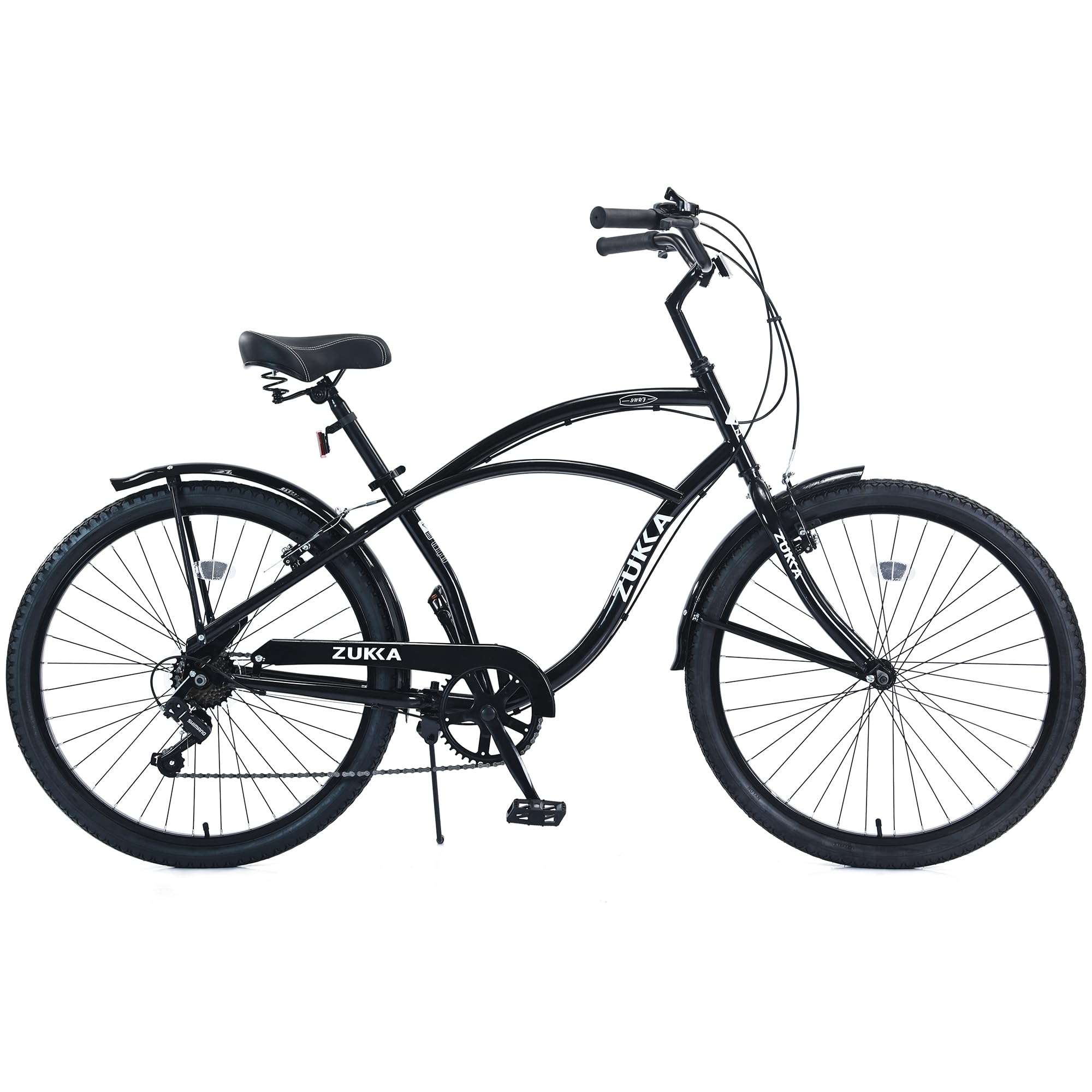 Amazon.com : 26” Beach Cruiser Bike for Man, Beach Bike with 7
