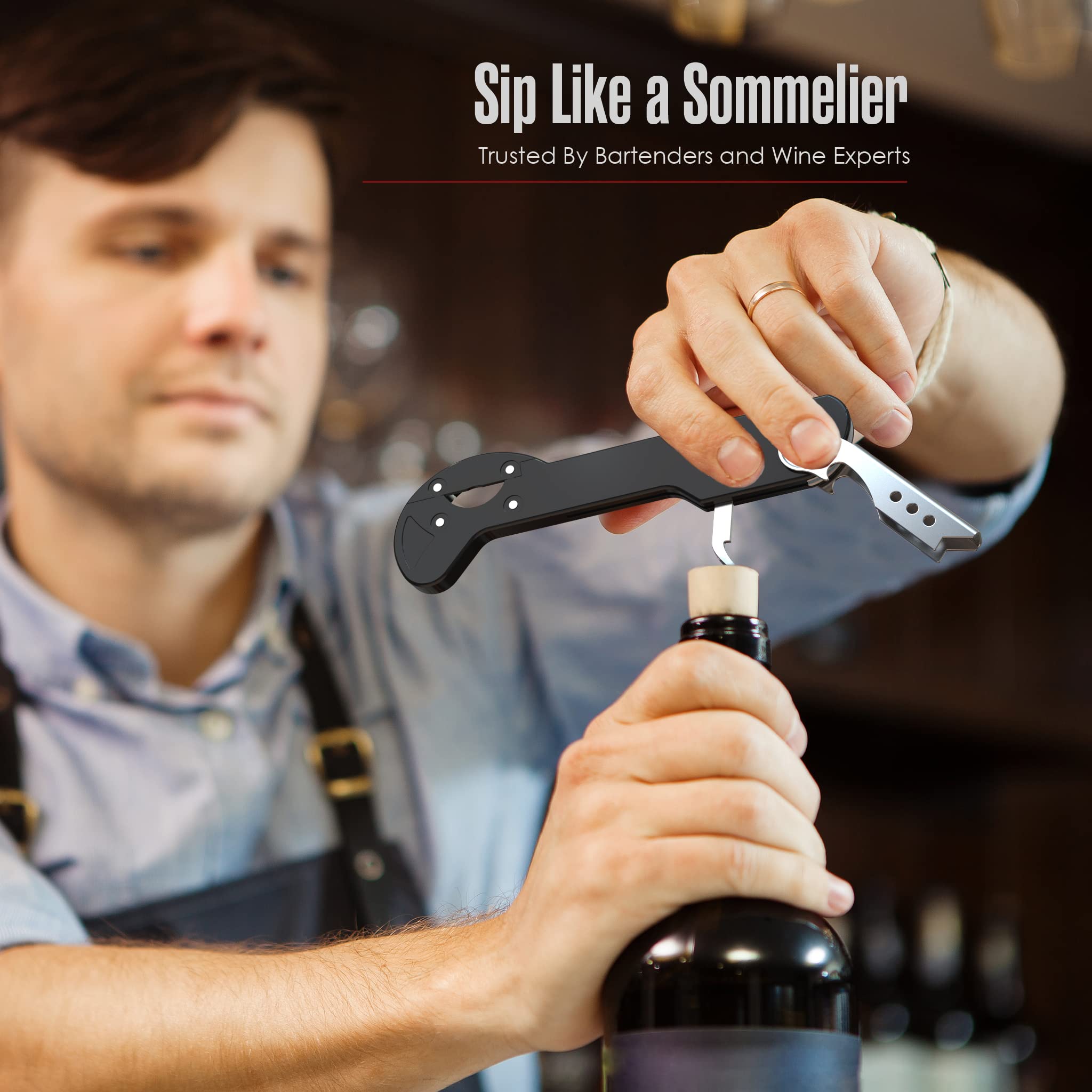 Wine Opener - Restaurant Quality Corkscrew -3