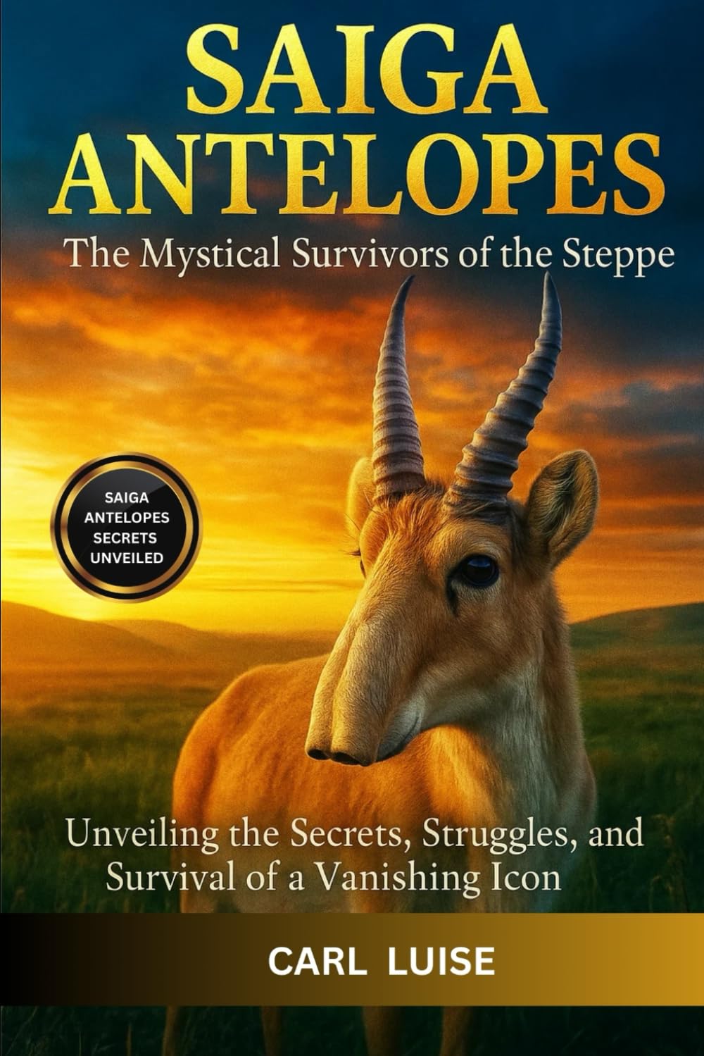 SAIGA ANTELOPES: The Mystical Survivors of the Steppe.: Unveiling the Secrets, Struggles, and Survival of a Vanishing Icon