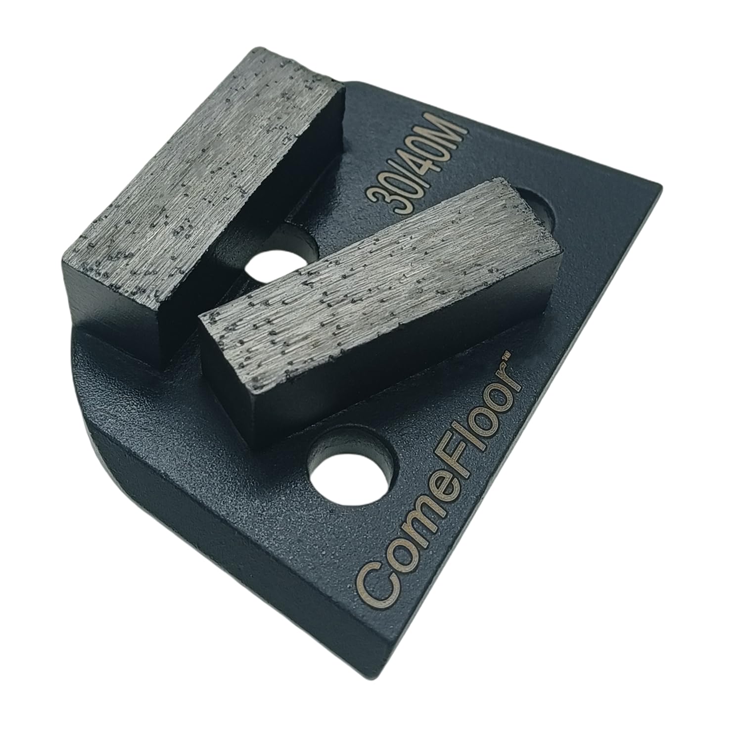 Concrete Floor Grinding Disc, Diamond Metal Grinding Shoes for Concrete Preparation, Compatible with Lavina/Onfloor Grinders, Double Bar 30/40 Grit