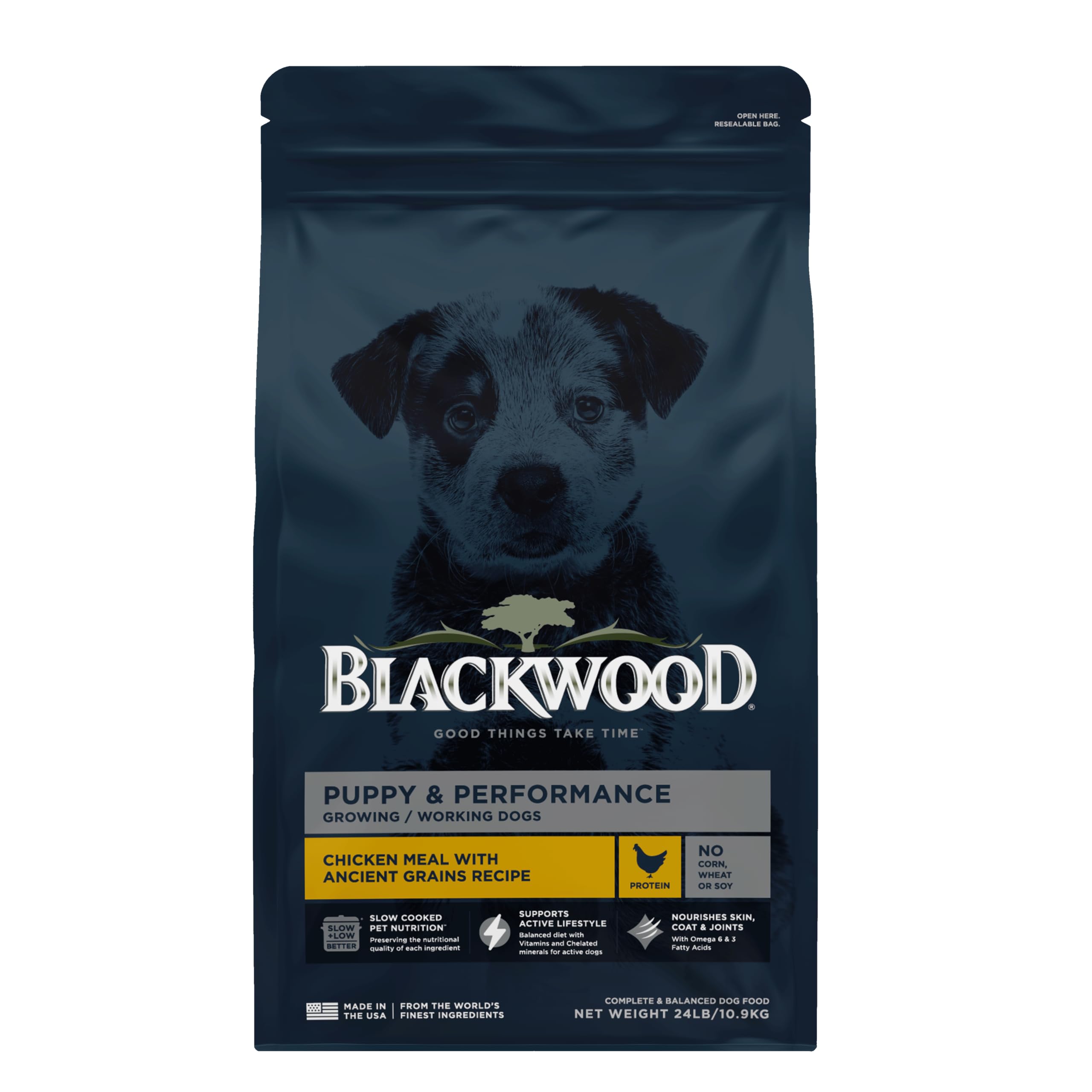 BLACKWOOD PUPPY & PERFORMANCE 真空パック5キロ2個 Amazon.com: Blackwood Puppy & Performance Dry Dog Food