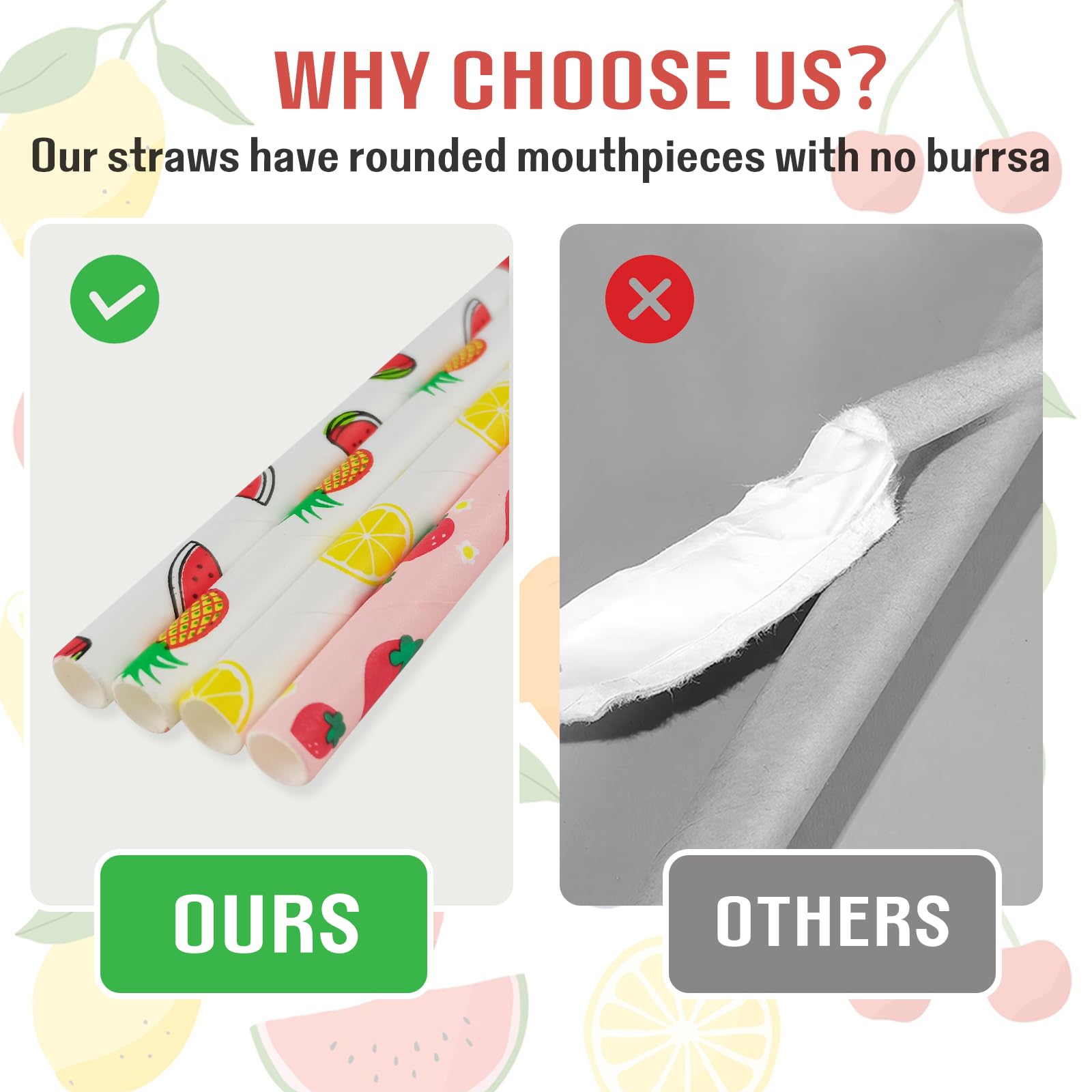 Cannucce Di Carta Colorate Biodegradabili - Pack Da 100, Per Cocktail, Succhi E Feste, Eco-Friendly - Foto 6