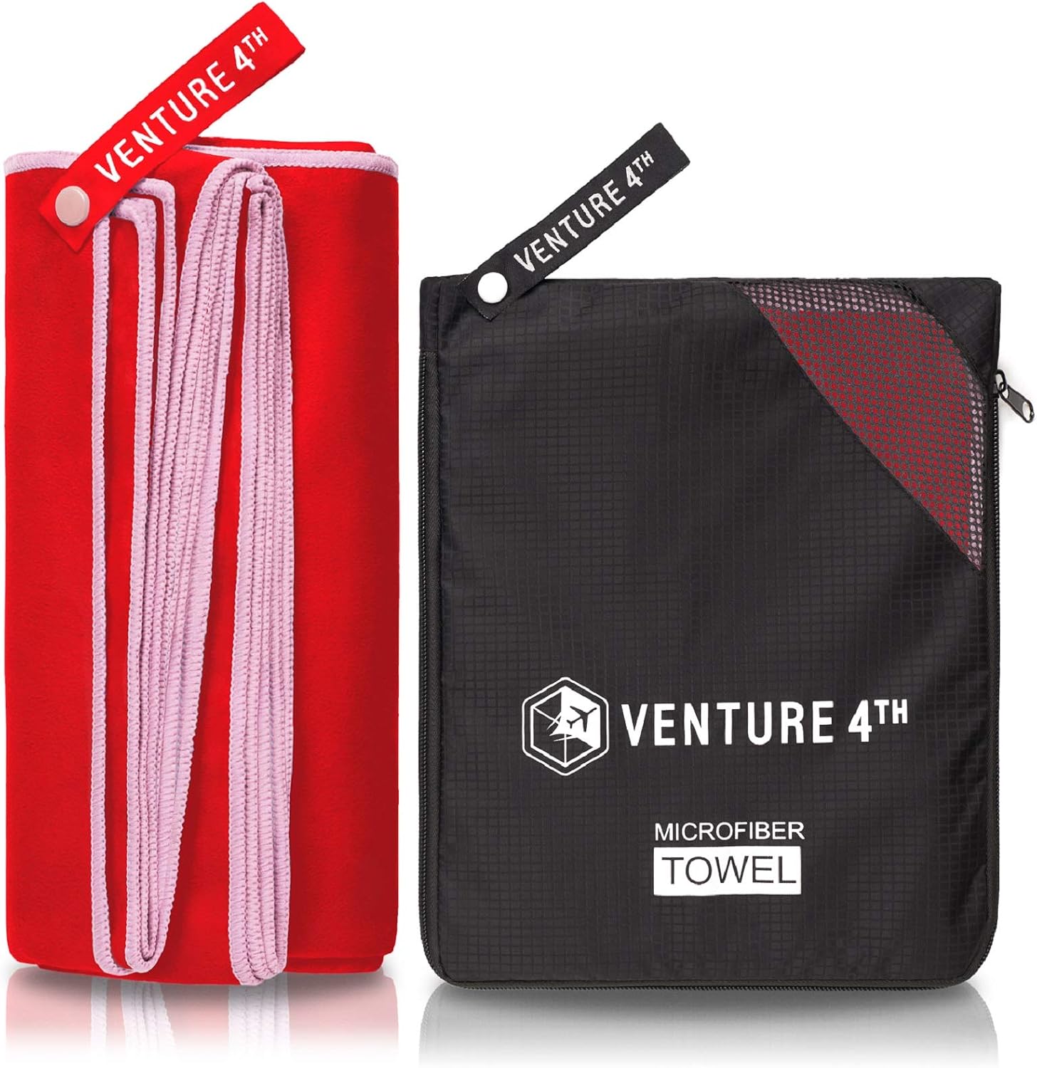 VENTURE 4TH Quick Dry Travel Towel, Ultra Soft Microfiber - 3 Sizes