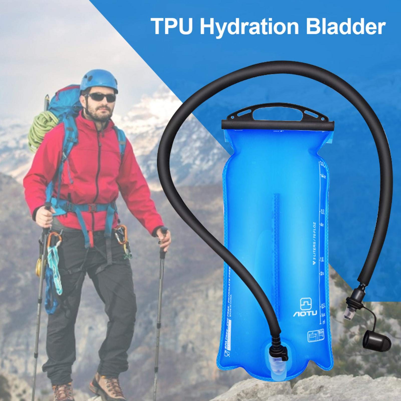 アウトドア登山給水ストロー3Lタンク保冷セット