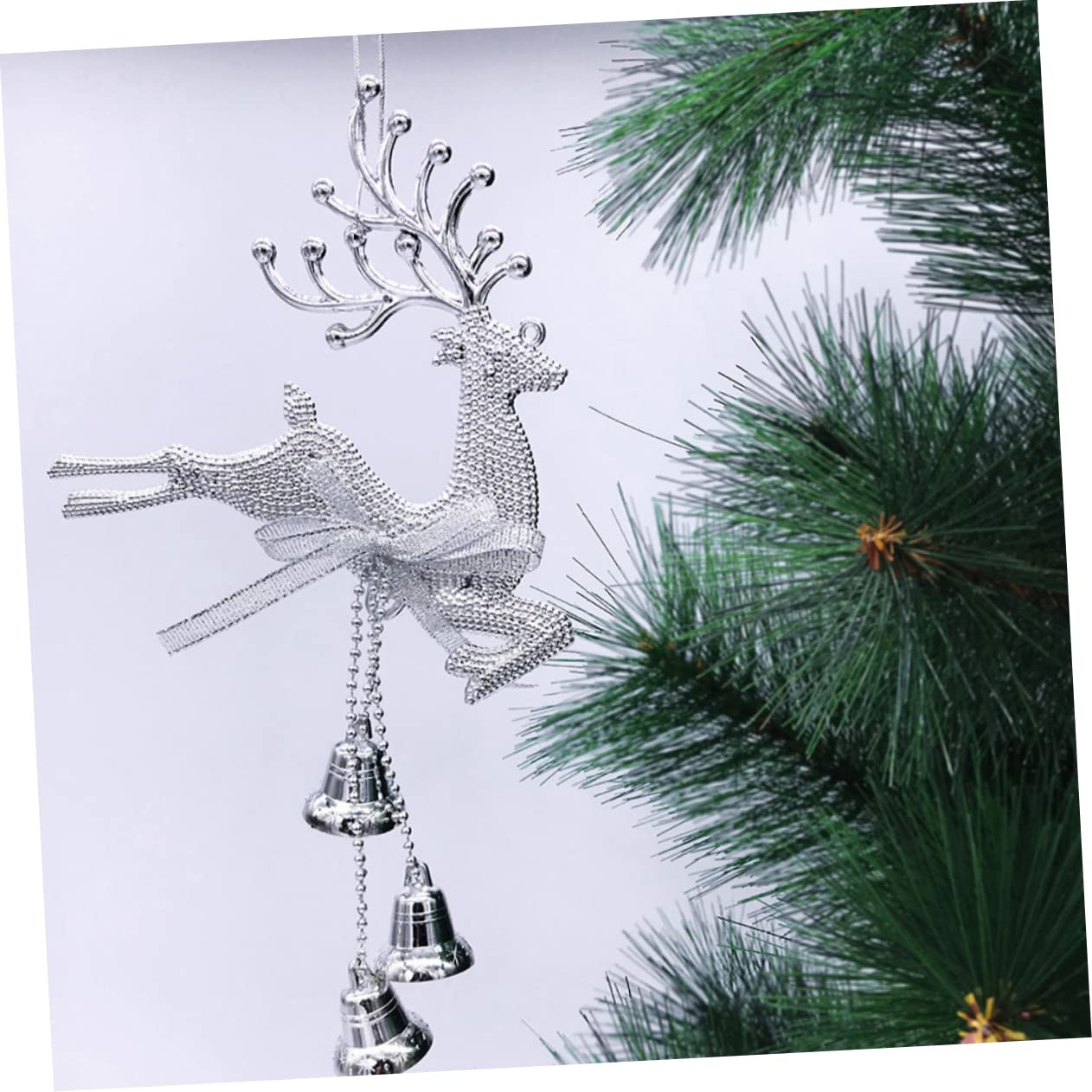 PRETYZOOM 3 Set Di Decorazioni Per Lalbero Di Natale Ornamenti in Feltro A Forma Di Renna Decorazioni Da Appendere Allalbero Di Natale Pendenti A Forma Di Renna Per Feste 6 Pezzi*3