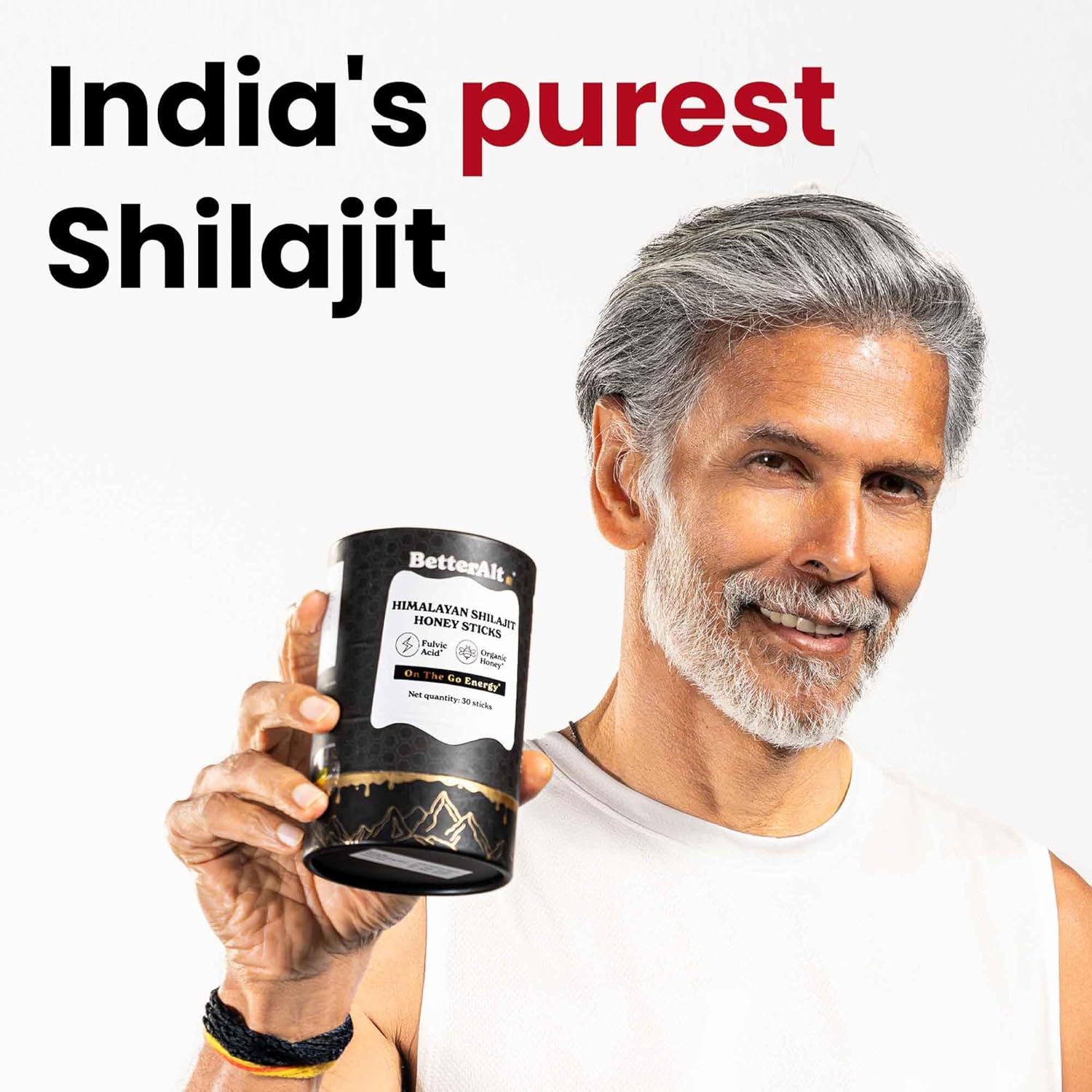 Better Alt Pure Himalayan Shilajit Sticks with Organic Honey, Saffron | Easy to Consume Shilajit| 30 Sticks for Energy Boost & Immune Support, 85+ Trace Minerals, 75%+ Fulvic Acid - Image 2