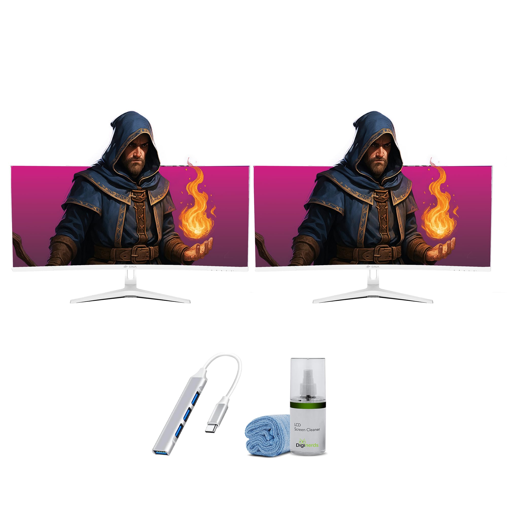 Amazon.com: CRUA 34 inch 144HZ Curved Monitor Perfect for Gaming