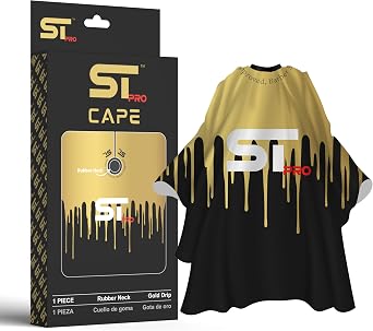 Supreme Trimmer Premium Barber Cape w/Rubber Neck | Waterproof, Polyester Cape; Salon, Barber & Home Use