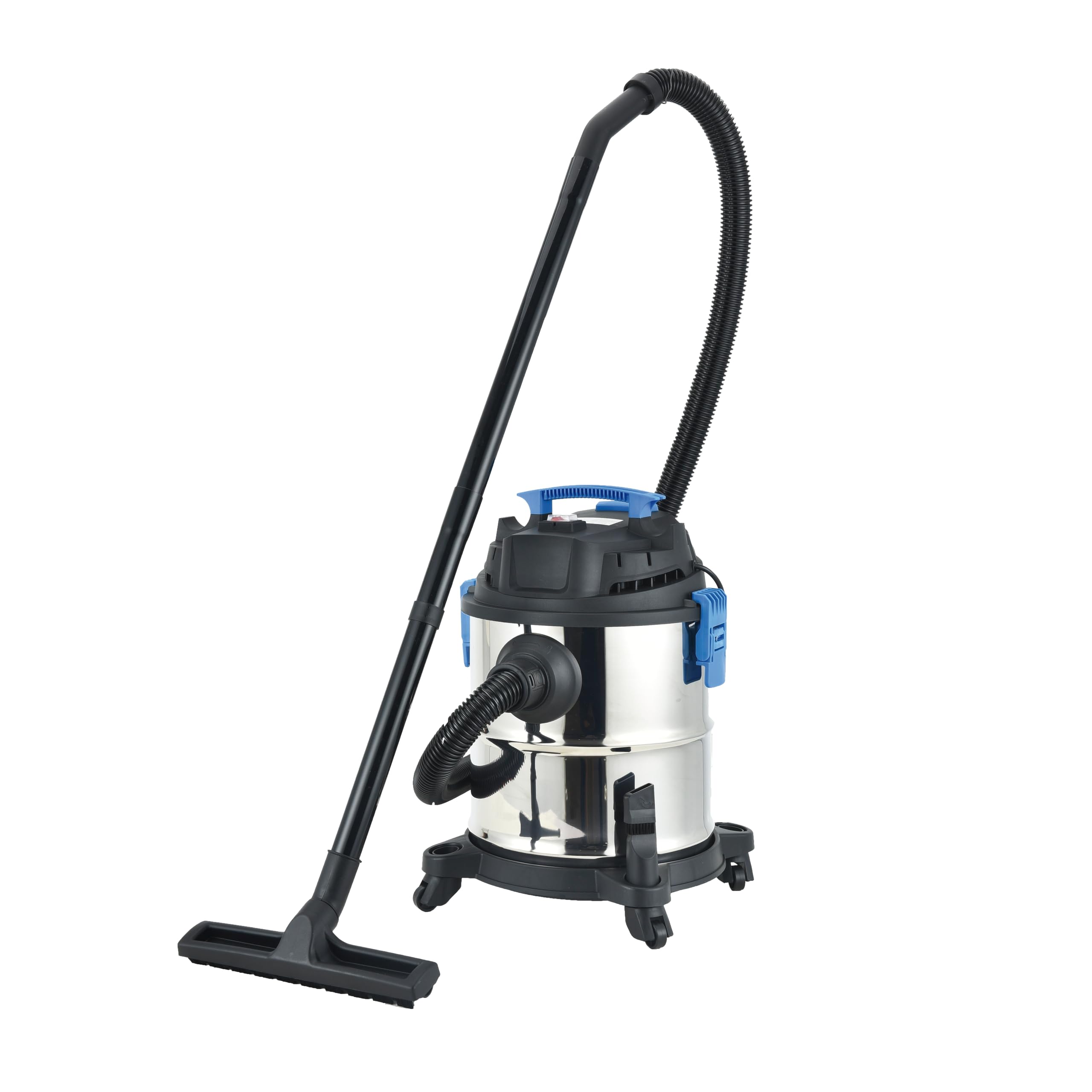 Bikain - Aspiraliquidi, Polvere e Cenere - 1200W Alta Potenza - Aspirapolvere con Funzione Soffiante - 20 Litri - Aspiratutto Solidi e Liquidi con Ruote - Per Tappezzerie, Auto, Pavimenti ed Esterni