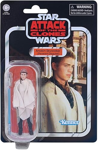 Miniatura 2 de STAR WARS The Vintage Collection Anakin Skywalker (disfraz de campesino), figura de acción de ataque de los clones a escala de 3.75 pulgadas