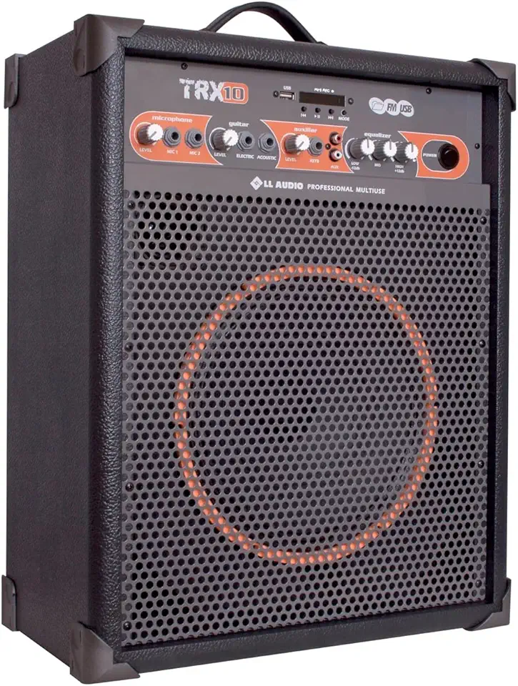 Caixa Amplificada Profissional LL Áudio TRX10-60Wrms