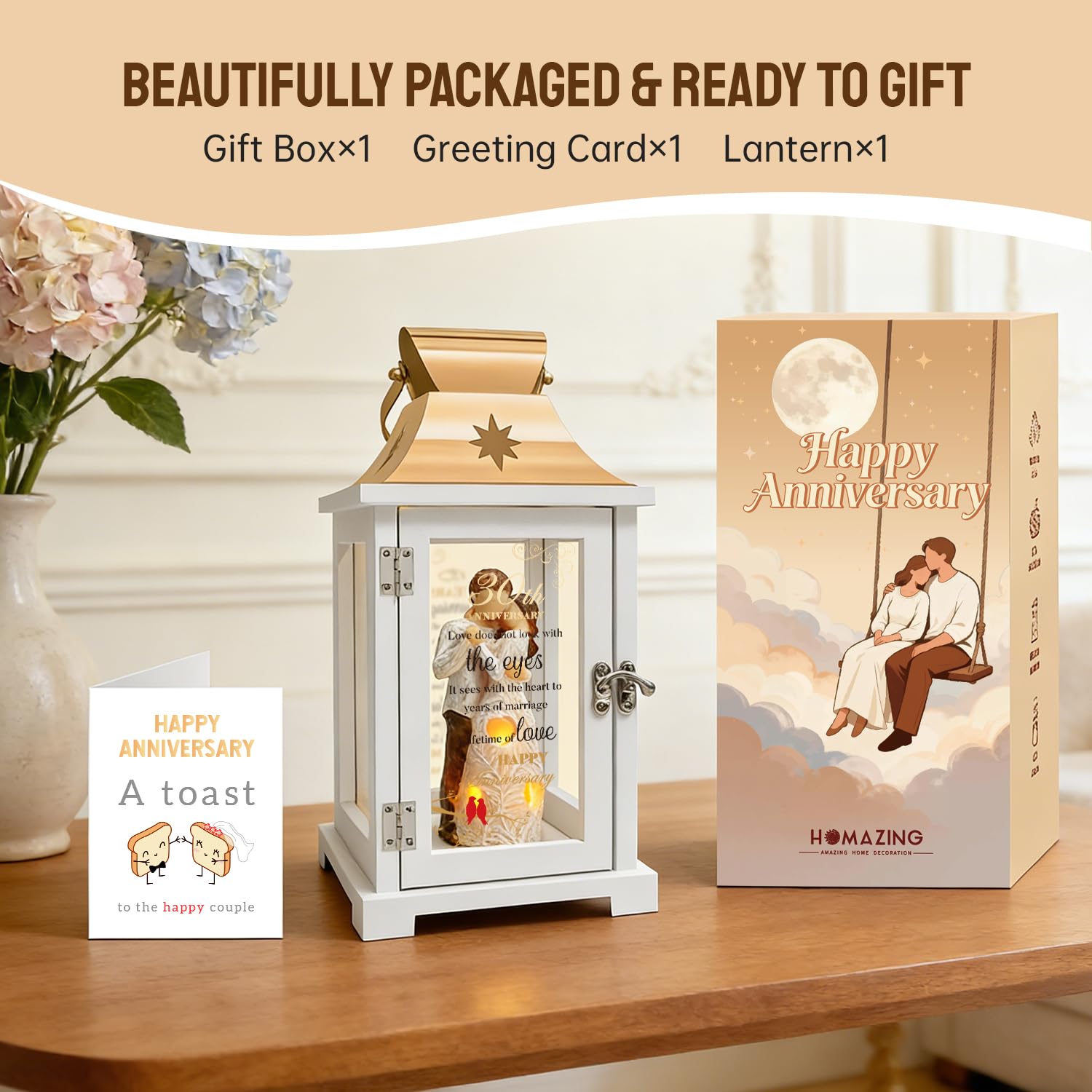Amazon.com: 30th Anniversary Wedding Gifts for Couple, Wife