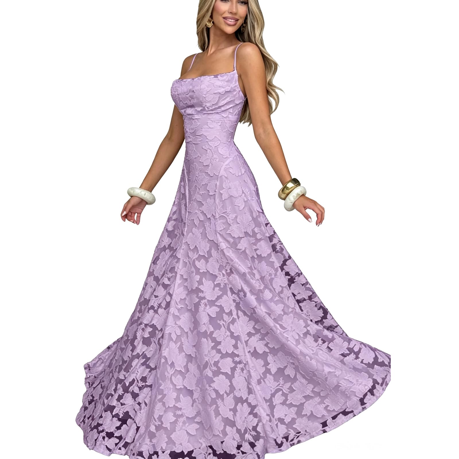 Vestido Largo Verano Mujer Vestido Lencero Sexy Sin Espalda Estampado Encaje, Elegante Vestidos Plisado Maxi Sin Mangas Cuello Halter Vestidos Playa Cóctel Bohemio Fluido Corte A