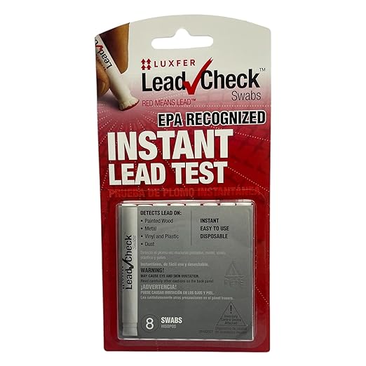 LeadCheck Swabs, Instant Lead Test, 8 Swab Blister Pack