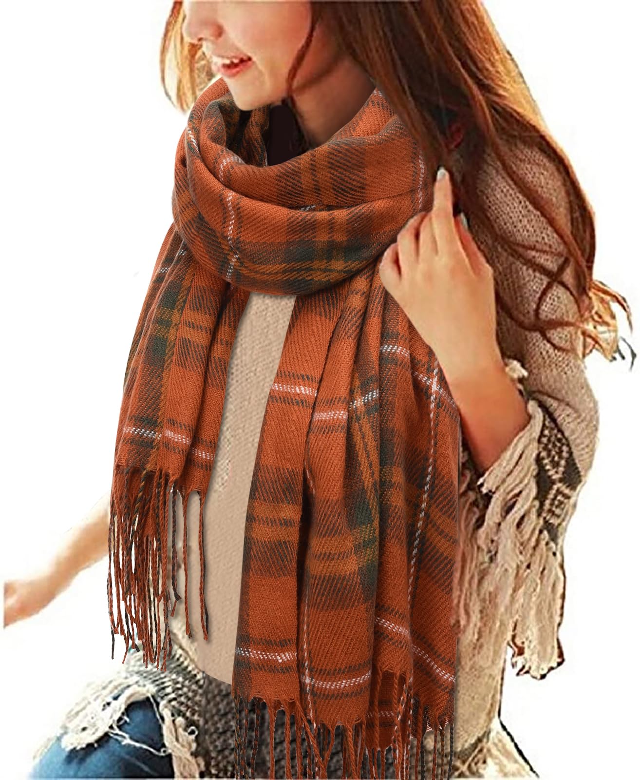 Tuopuda Winterjacke Damen Lang Wintermantel Warm Winter Jack