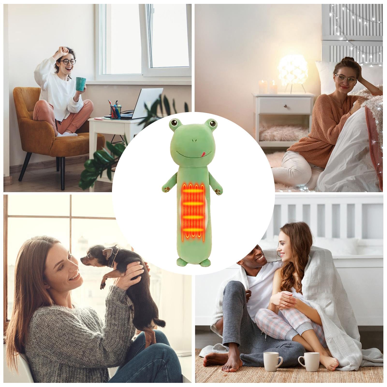 Termoforo Elettrico Timer Regolabile Via USB Con Design Ergonomico Per