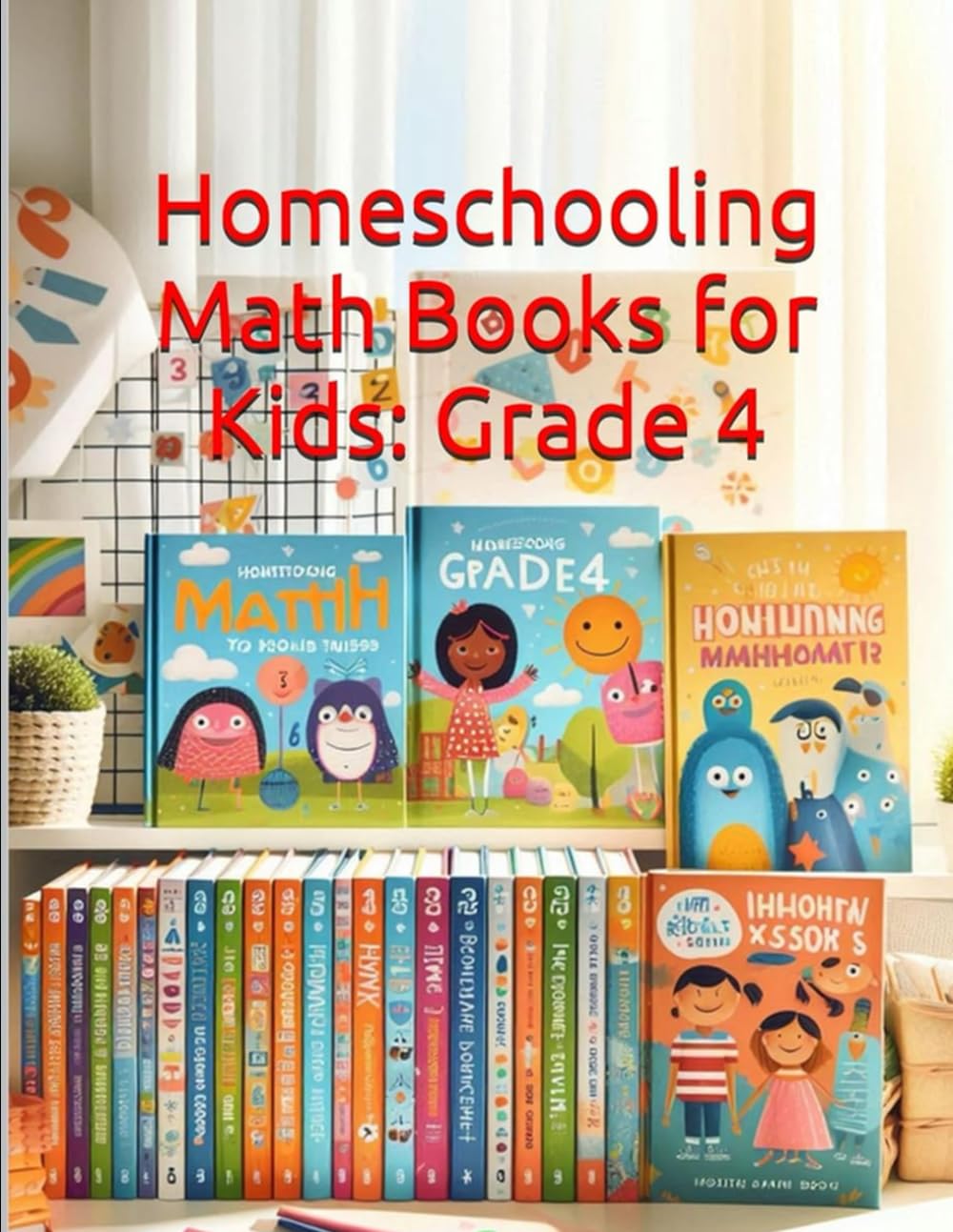 Homeschooling Math Books for Kids: Grade 4: Complete Fourth Grade Textbook - Master Multiplication, Division, Fractions, Decimals, Geometry with ... Practice Problems (GSU Mathification Series)