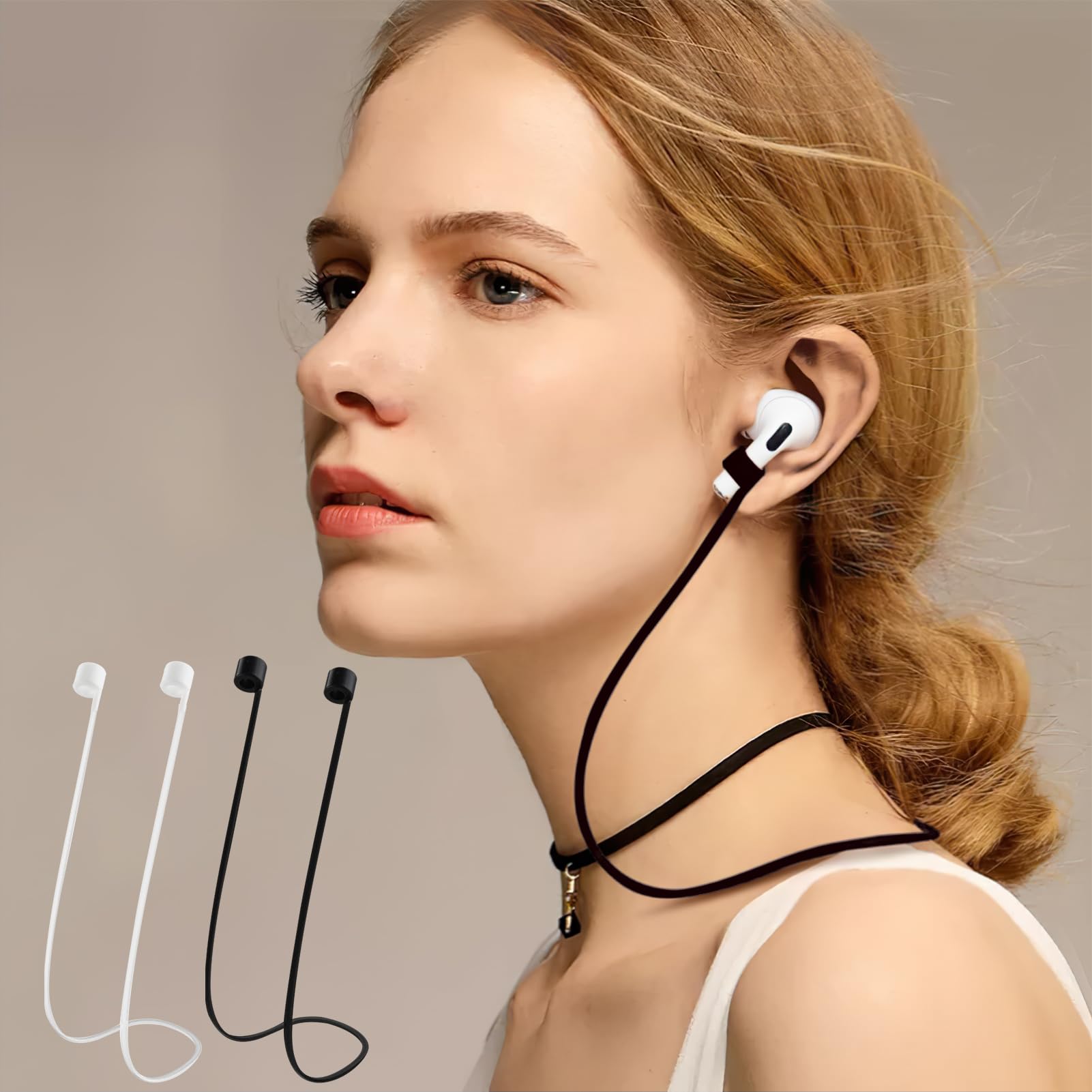 Jectse Hoofdbandhoes voor Hoofdtelefoon, Zachte Siliconen Comfortabele