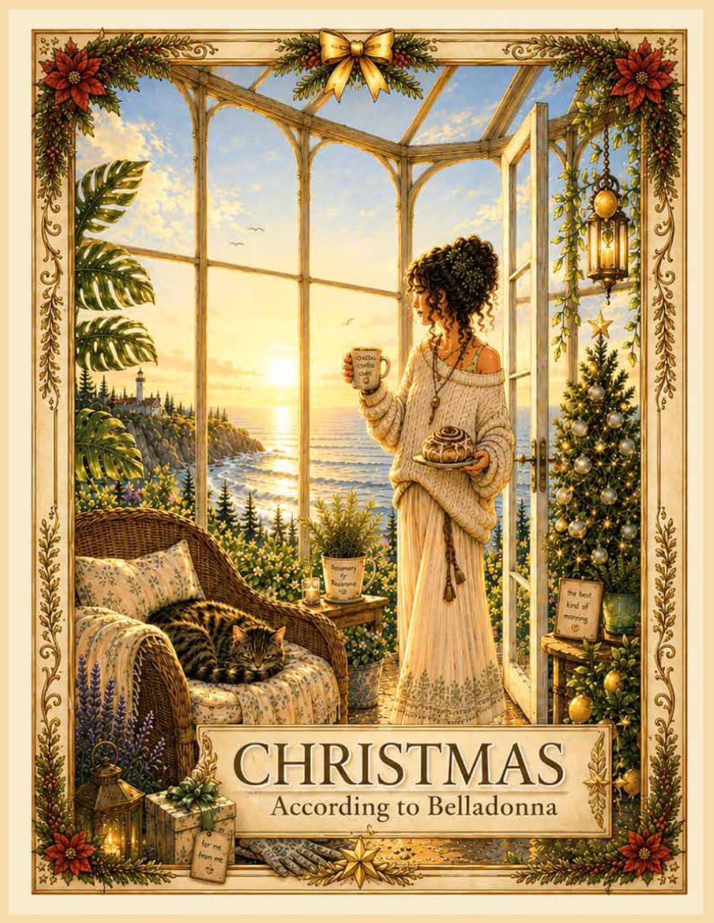 CHRISTMAS - According to Belladonna: A Cozy Coastal Christmas Coloring Book (Seraphina Skye Coloring Collection)
