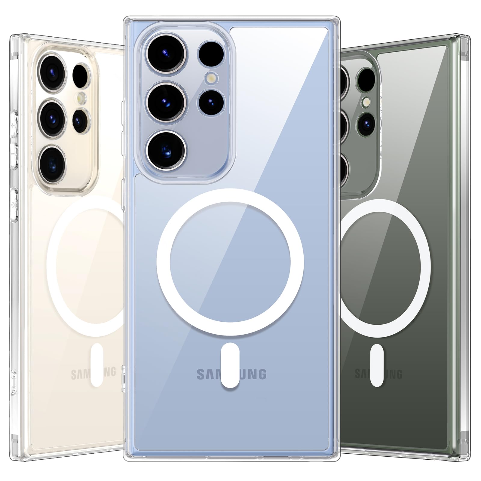 Amazon.co.jp: Aunote Galaxy S23 Ultra ケース クリア Magsafe対応