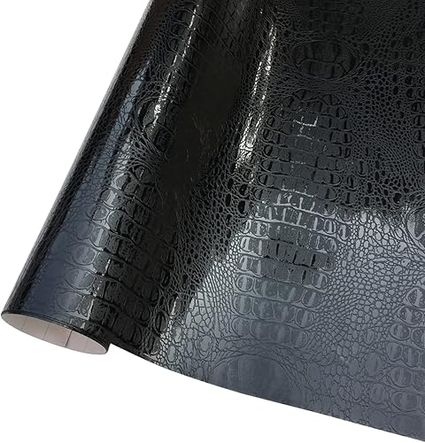 Miniatura 8 de Queenbox Película protectora de pintura brillante de 11.8 x 59.8 in, autoadhesiva, para automóvil, bricolaje, purpurina negra