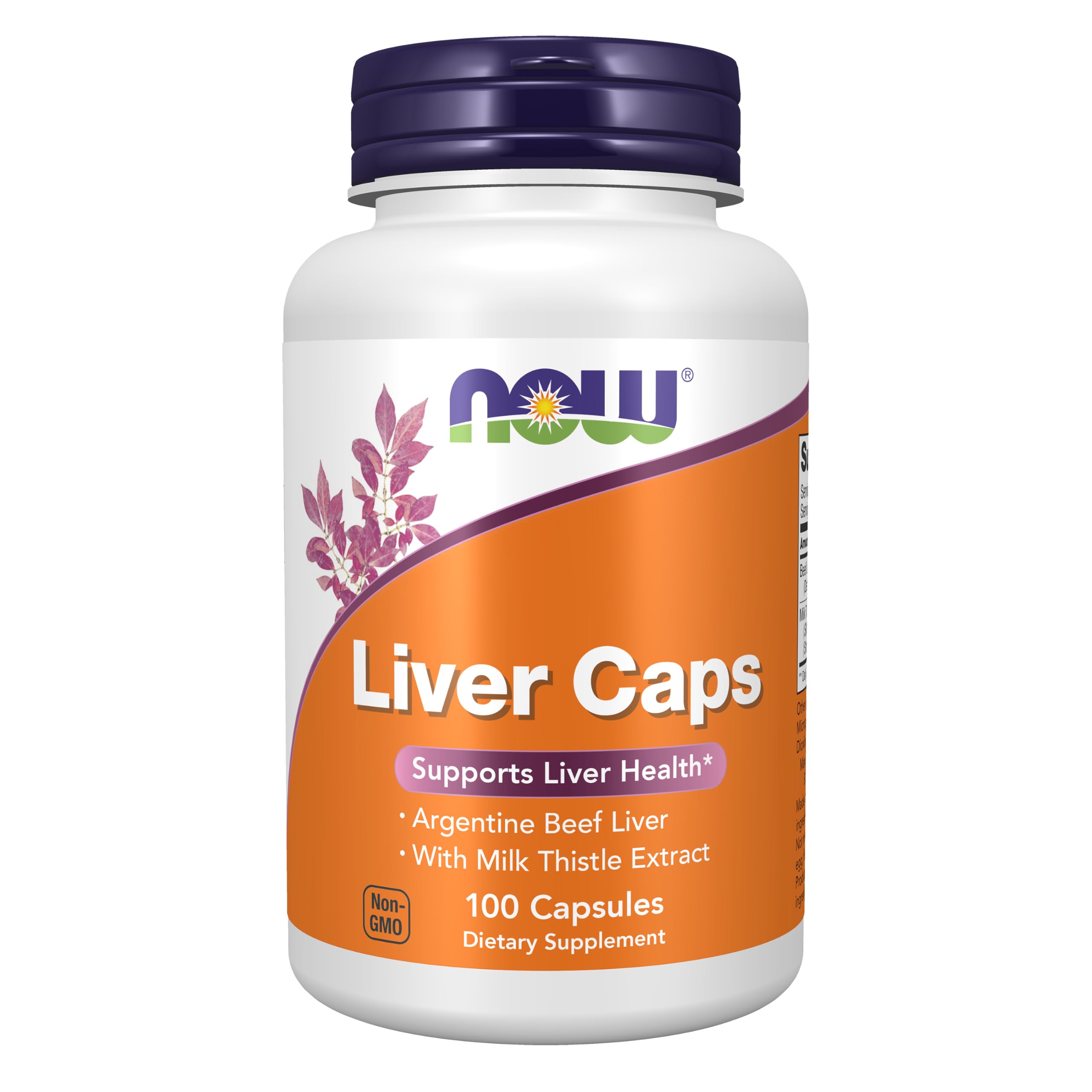 NOW Supplements, Liver Caps with Milk Thistle and Eleuthero, 100 Capsules