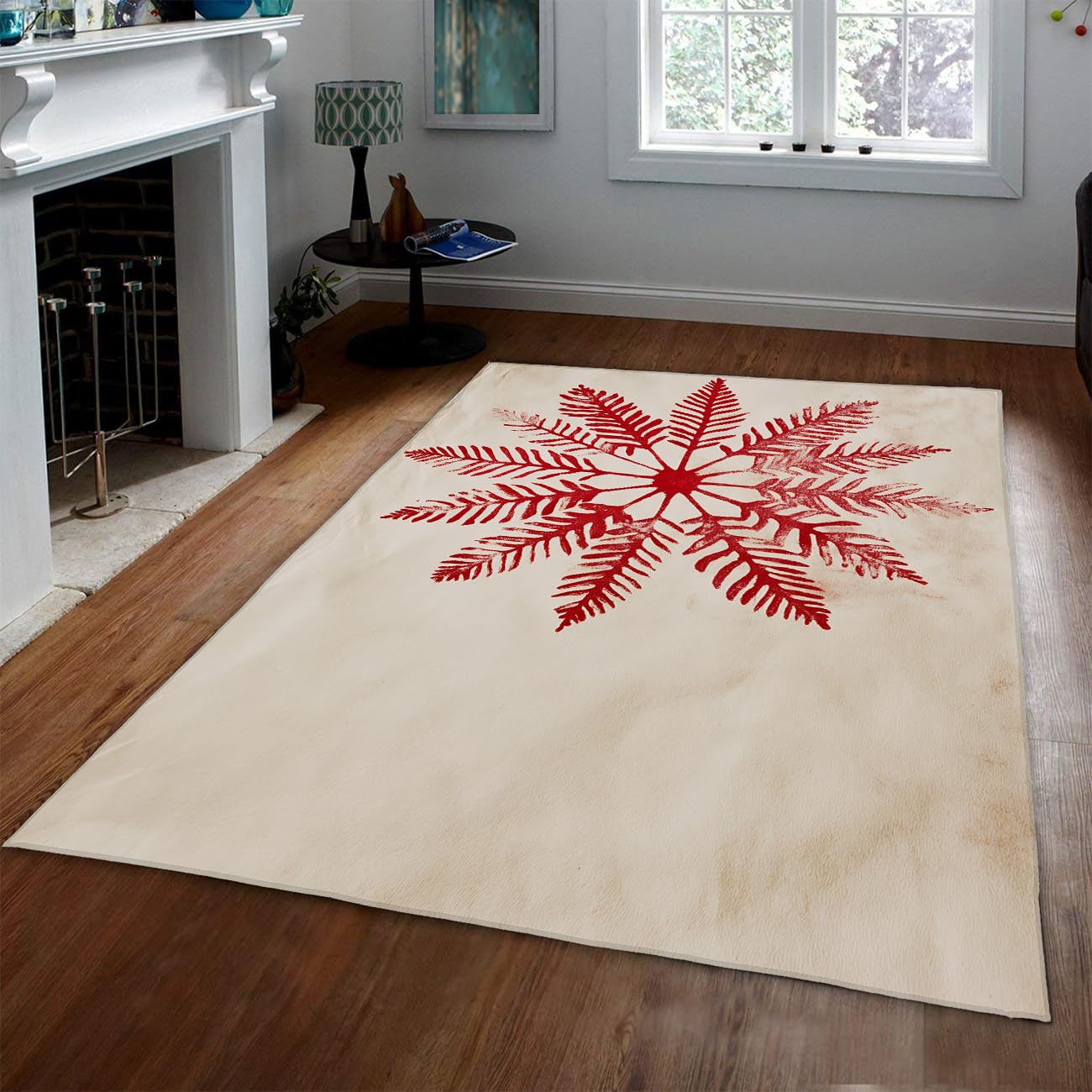 Tapis flocon de neige antidérapant : fini les chutes sur le sol du salon