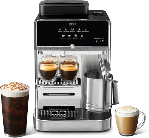 Ninja AutoBarista AE1001 fully automatic espresso machine in stainless steel