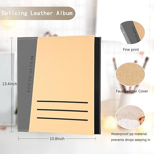 Miniatura 2 de Artmag Álbum de fotos de 4 x 6 pulgadas, 400 fotos, álbum de fotos de tapa dura con capacidad para 400 fotos verticales de 4 x 6 pulgadas para