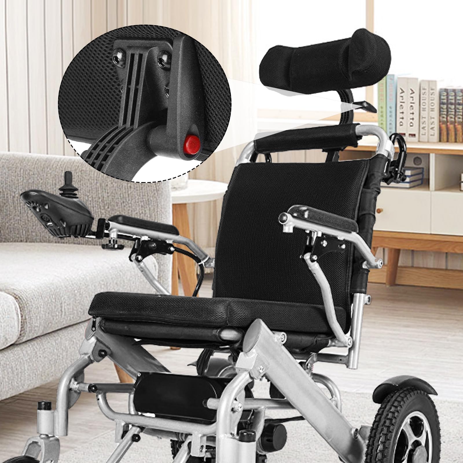 Reposacabezas Para Silla Ruedas, Accesorios Ajustables Para Sillas Ruedas Reposacabezas Soporte Cervical Altura Y ángulo Ajustables Respaldo Universal Para Reposacabezas Silla Ruedas