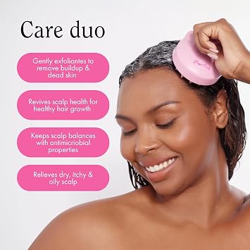 Rizos Curls Detox Scalp Scrub & Scalp Massage Brush Bundle