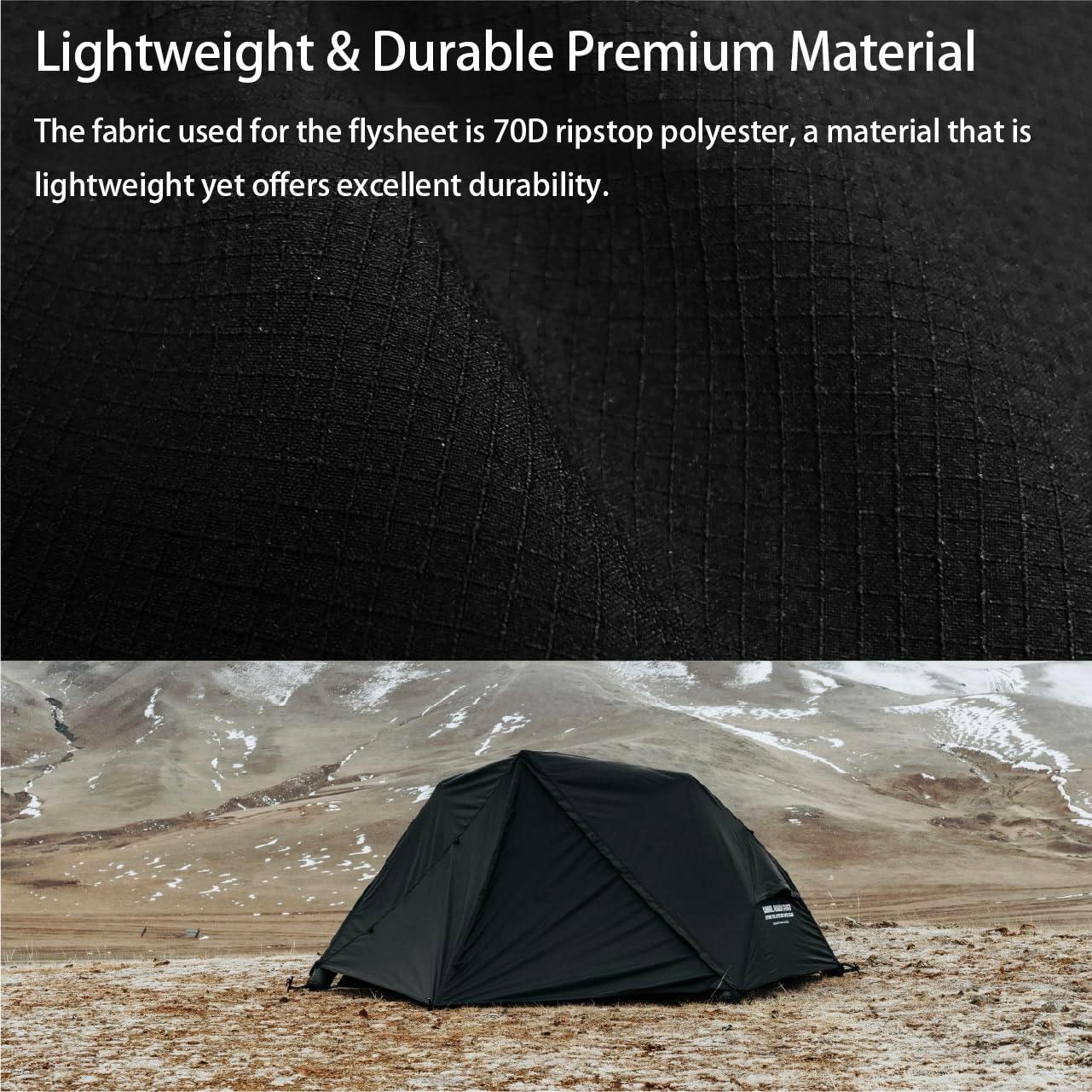 Amazon.com : Camvil 2 Person Camping Tent with TPU Skylight