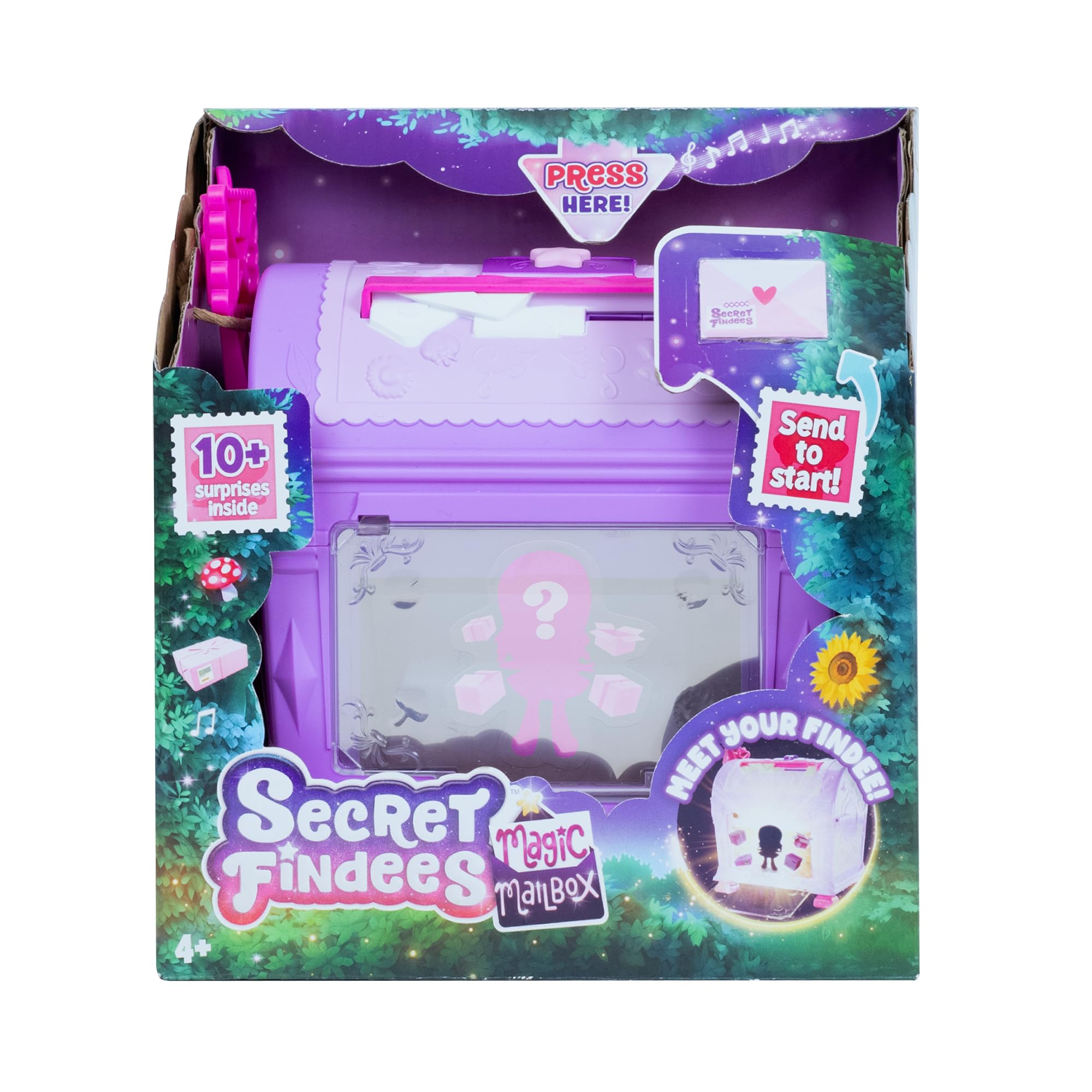 Magic Mailbox - Purple | Discover Your Doll | Includes 10+ Surprises | Turns Into A Mini Playset With Lights And Sounds | For Girls Ages 4+