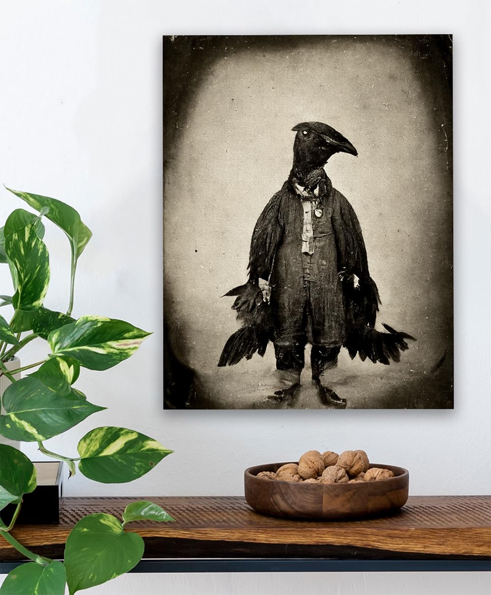 Amazon.com: Raven Man 16x20 Unframed Print – Surreal & Eerie