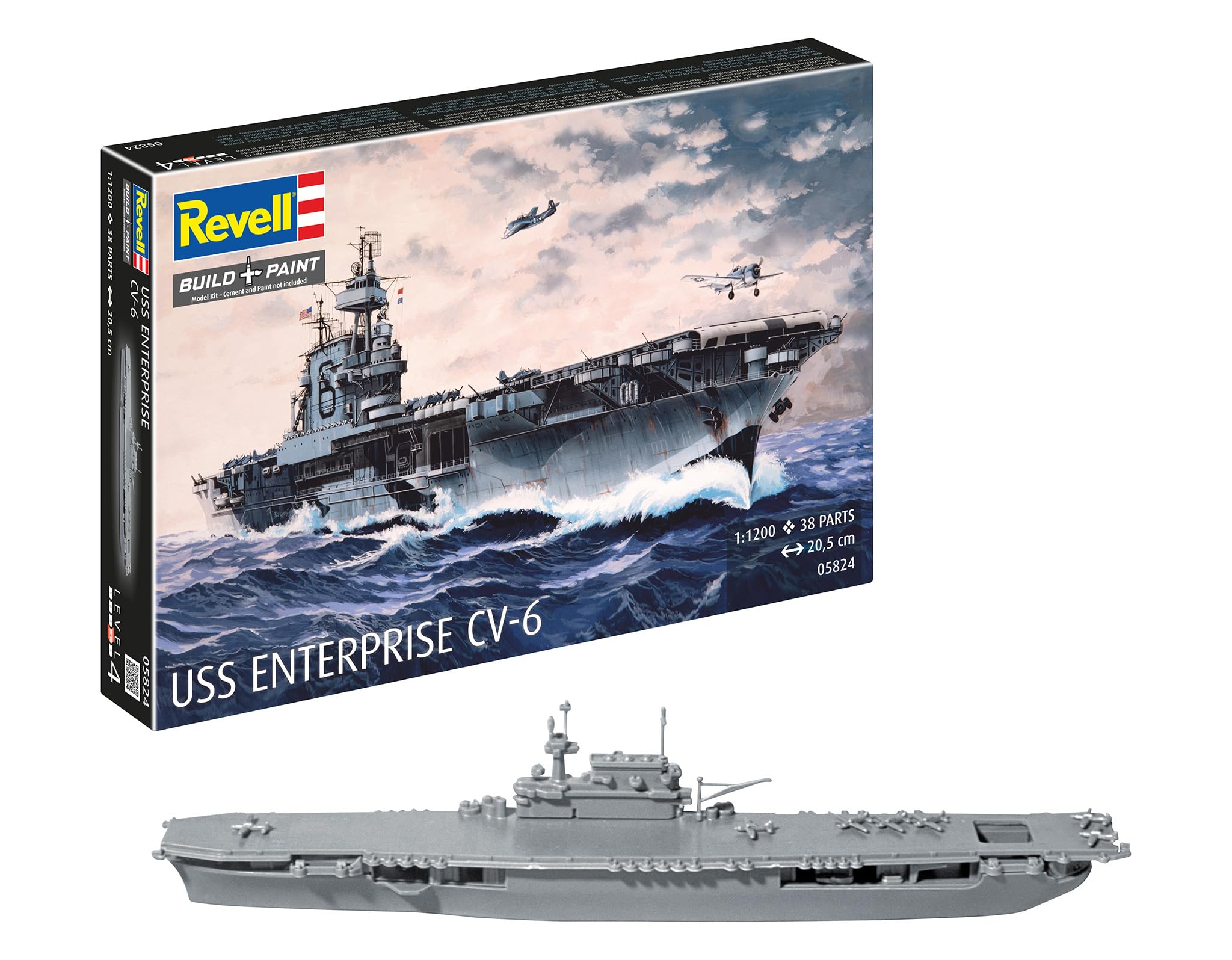 Amazon | ドイツレベル 1/1200 アメリカ海軍 USS エンタープライズ CV