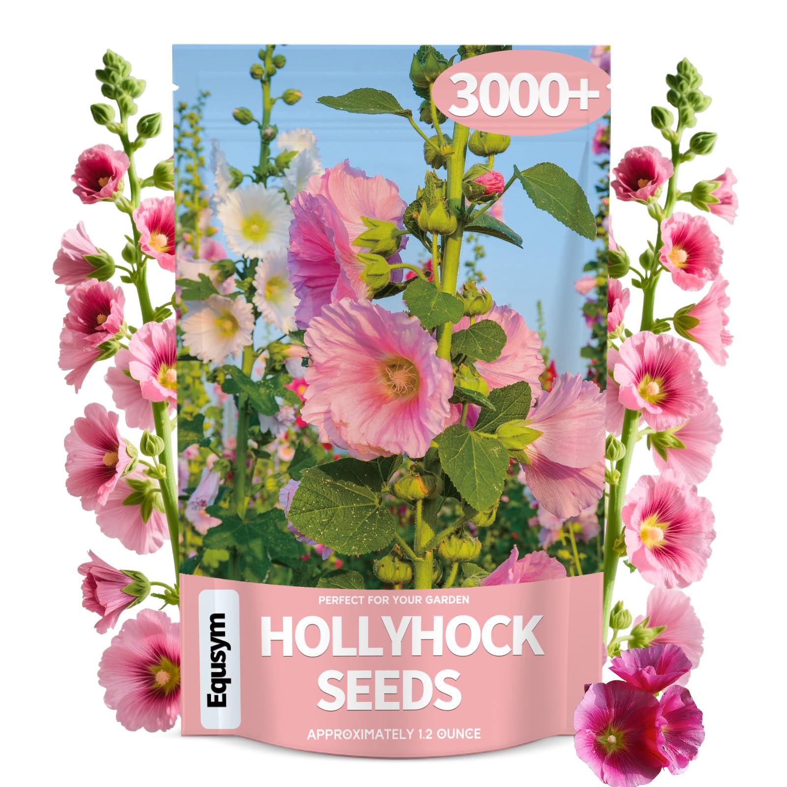 Hollyhock Seeds 3000+ Bulk