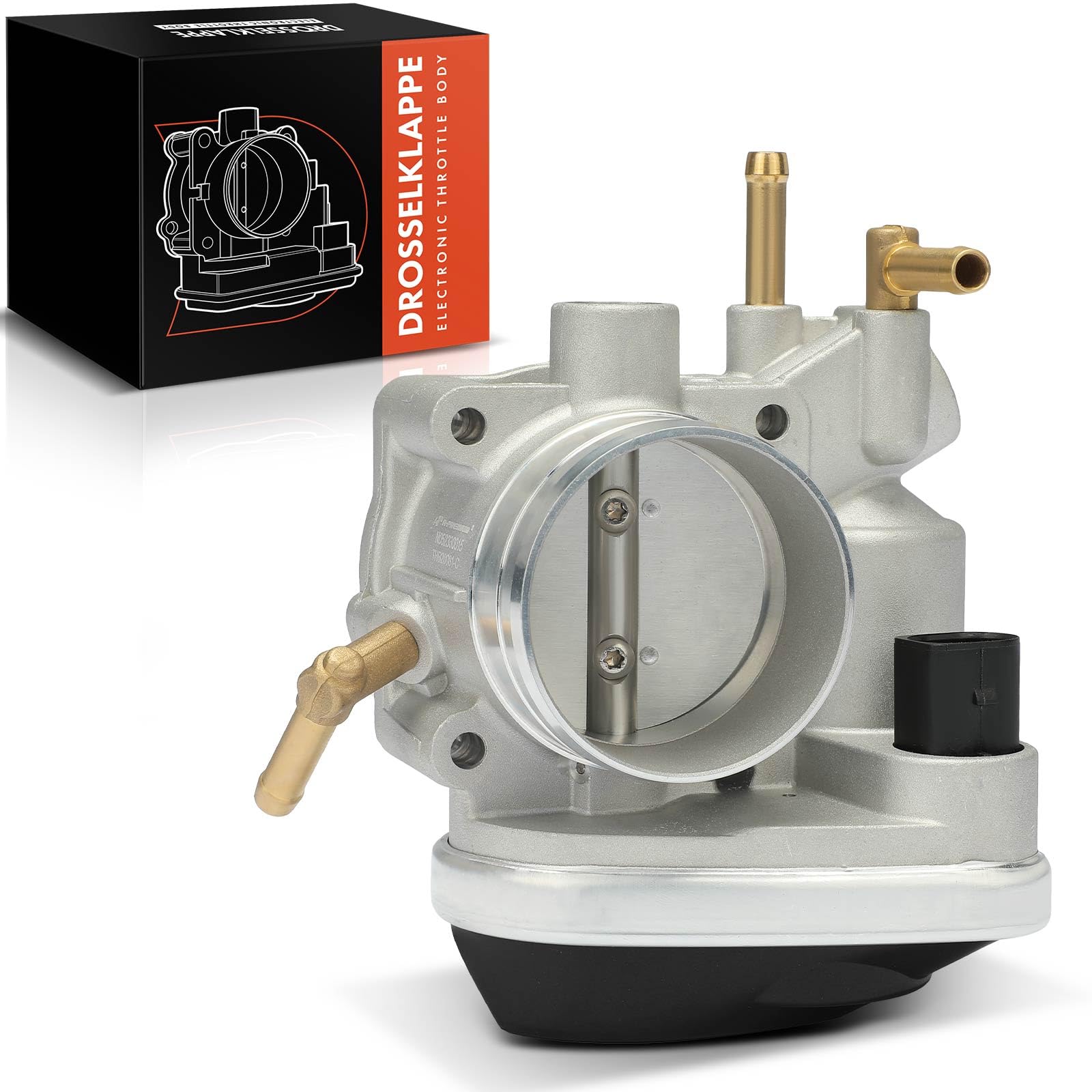 Frankberg Drosselklappenstutzen Drosselklappe Benzin Kompatibel mit New Beetle 1C1 9C1 2.0L 1998-2010 New Beetle Cabriolet 1Y7 2.0L 2002-2010 Replace# 06A133062S