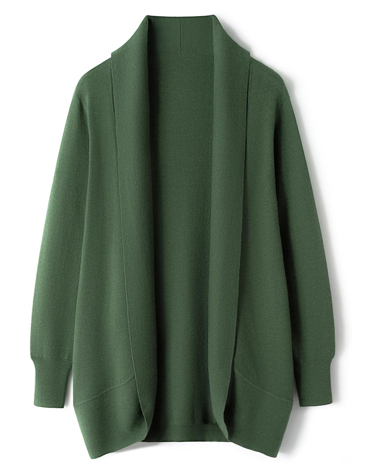 Womens Merino Wool Blend Cardigan Sweater 2025 Fall Winter Casual Open Front Long Sleeve Warm Soft Knit Cardigan