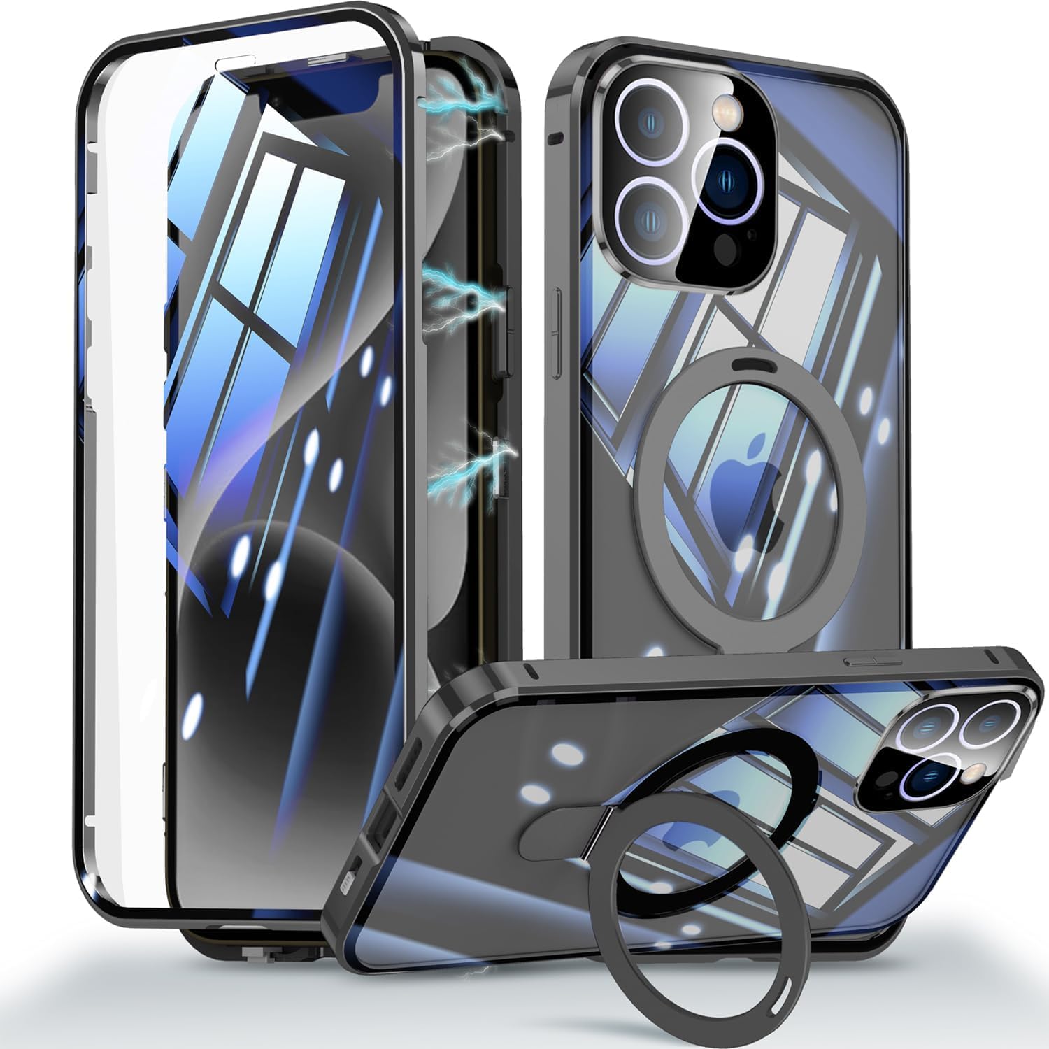 Amazon.co.jp: OURJOY iPhone 15 Pro 用 ケース 【両面保護+