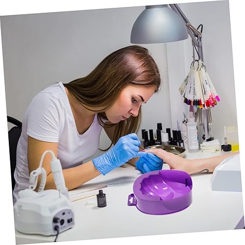 Miniatura 2 de Beavorty Cuenco de remojo de uñas, herramienta de cuidado de uñas, herramientas de jabón de mano, herramienta de tratamiento de manicura, bandeja de