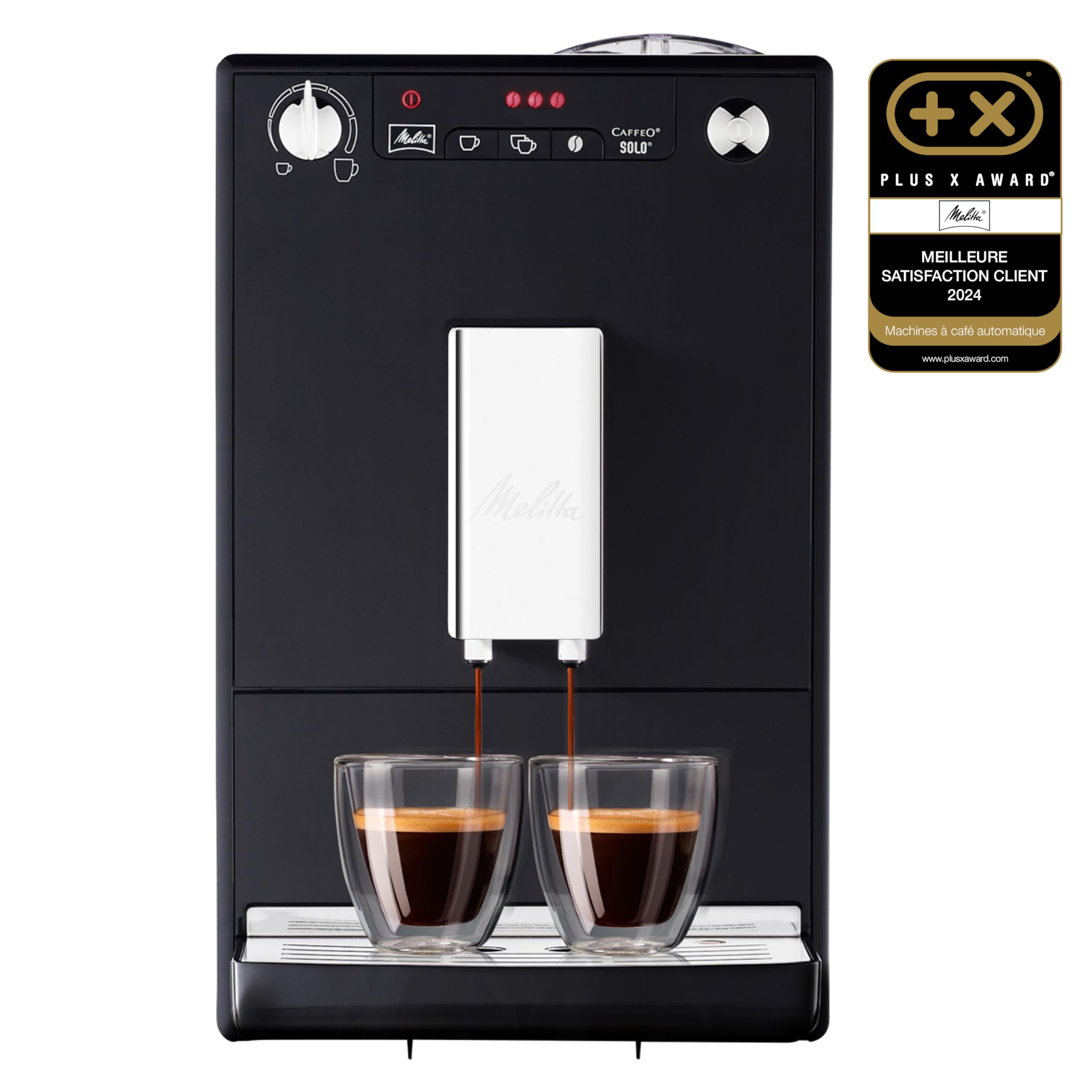 Melitta Solo Noire, expresso broyeur, extraction arômes, LED, 1-2 tasses